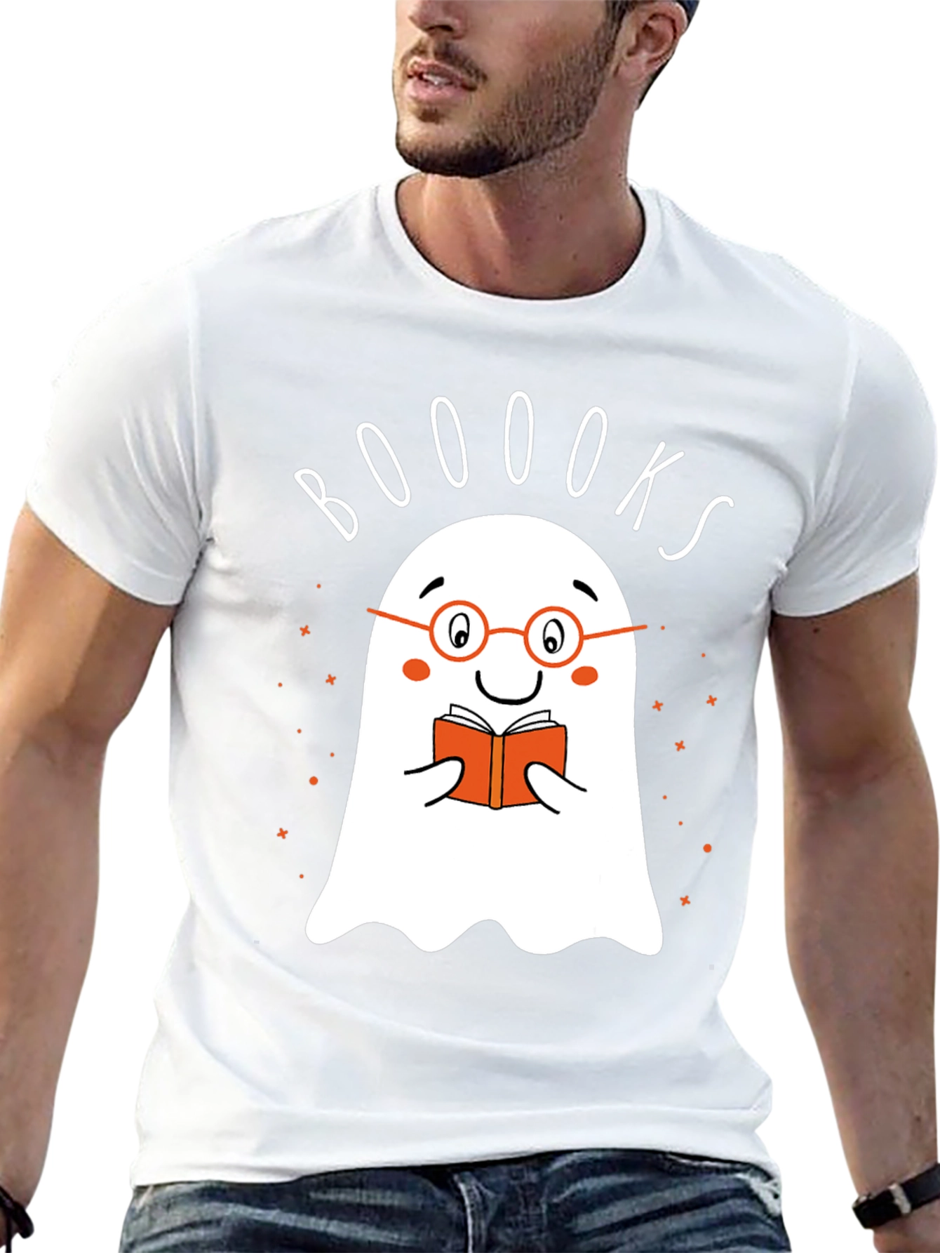 Booooks Ghost Reader T-Shirt