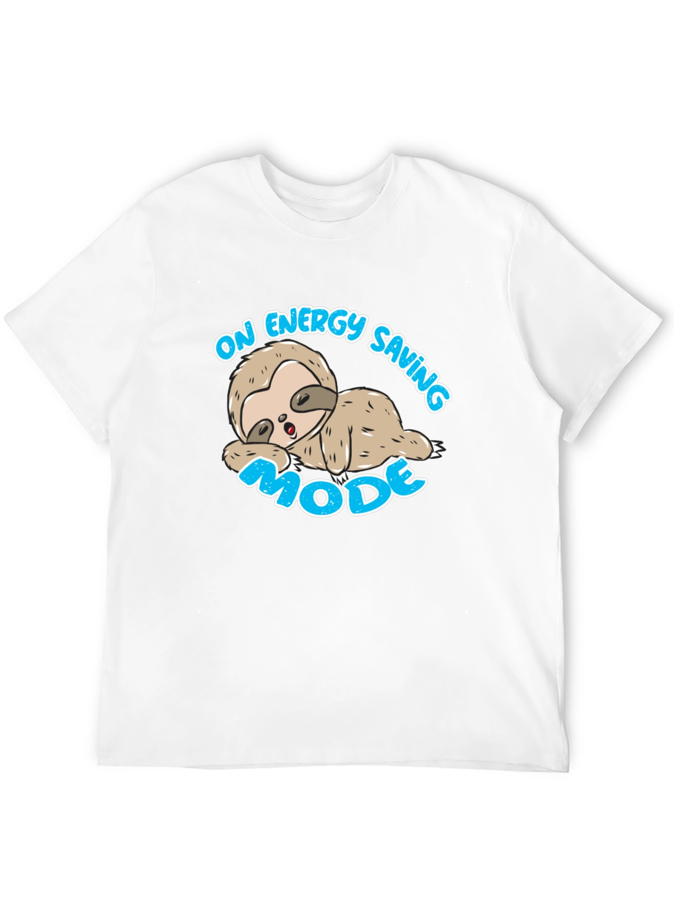 Lazy Sloth On Energy Saving Mode T-Shirt