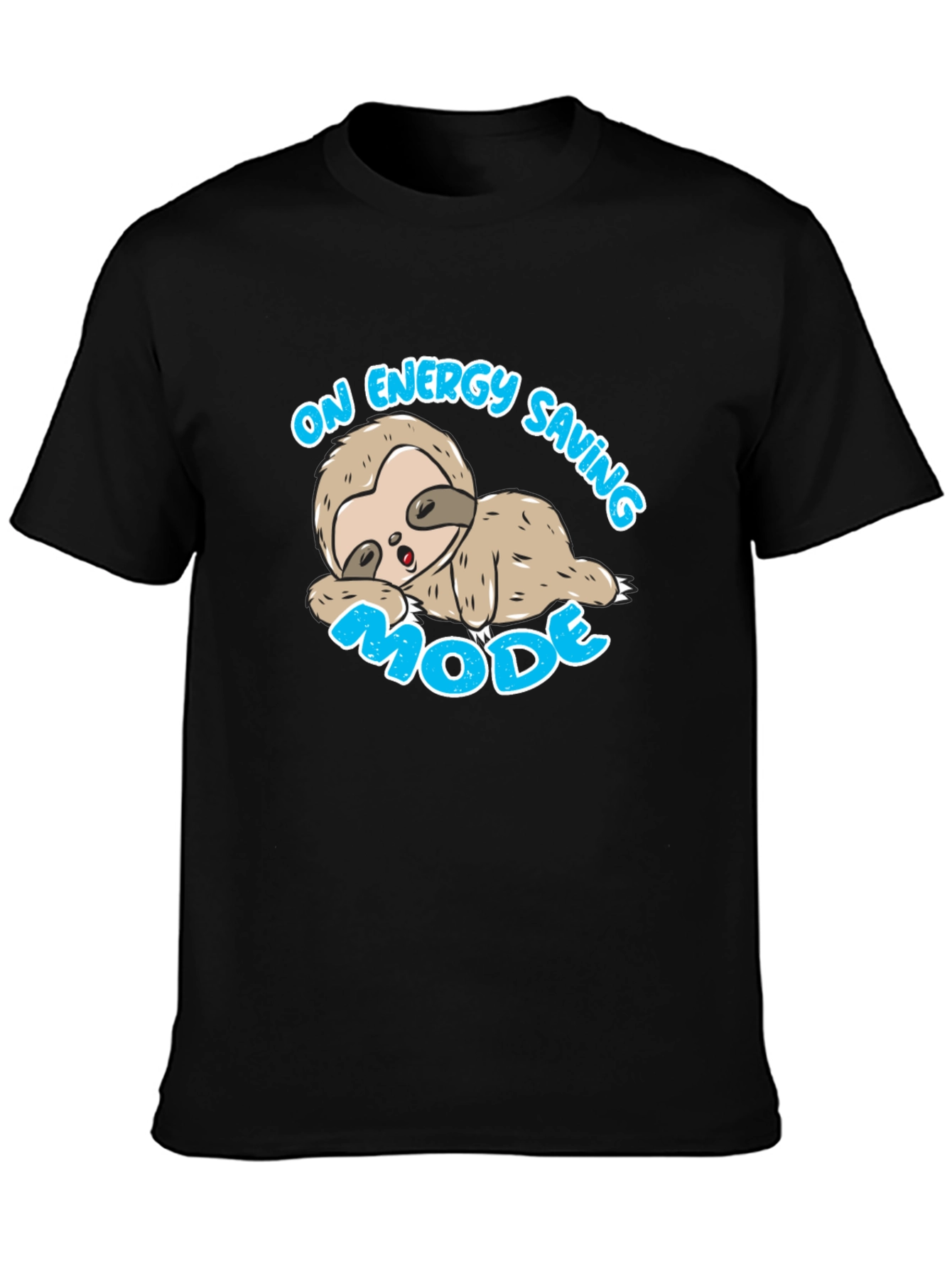Lazy Sloth On Energy Saving Mode T-Shirt