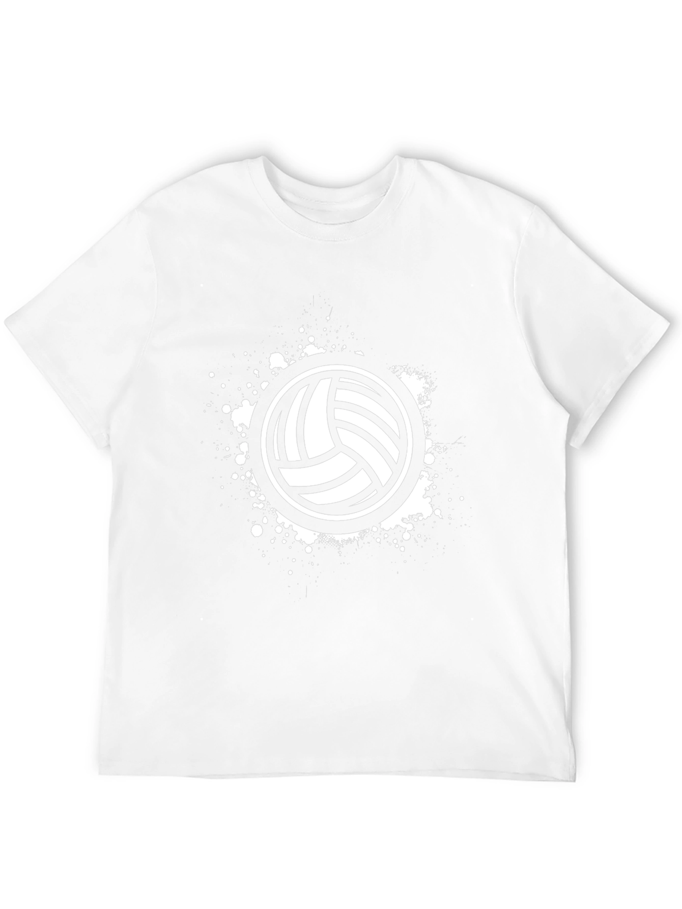 Volleyball Graphic Black T-Shirt