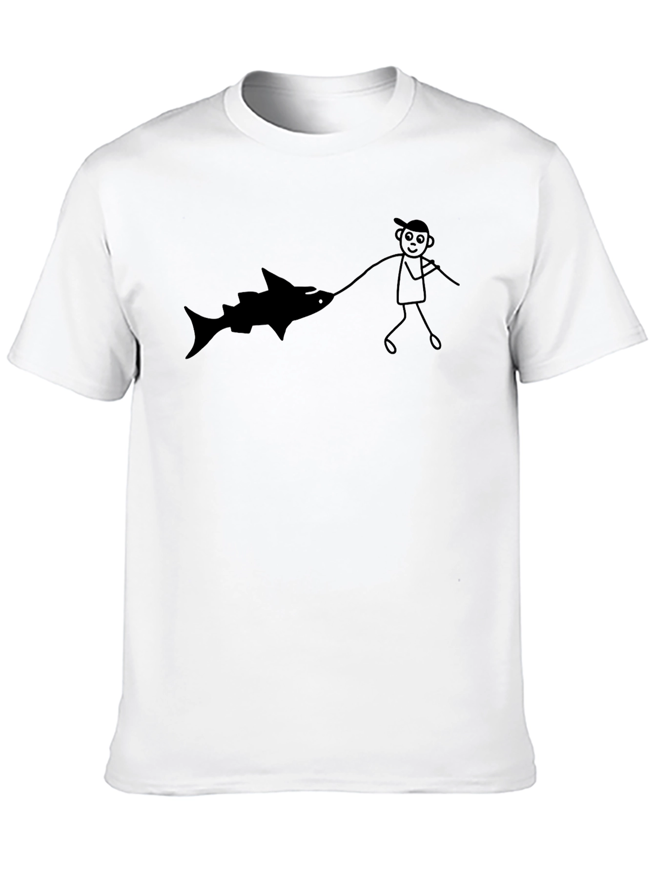 Shark Walker Novelty Graphic Tee - Mens