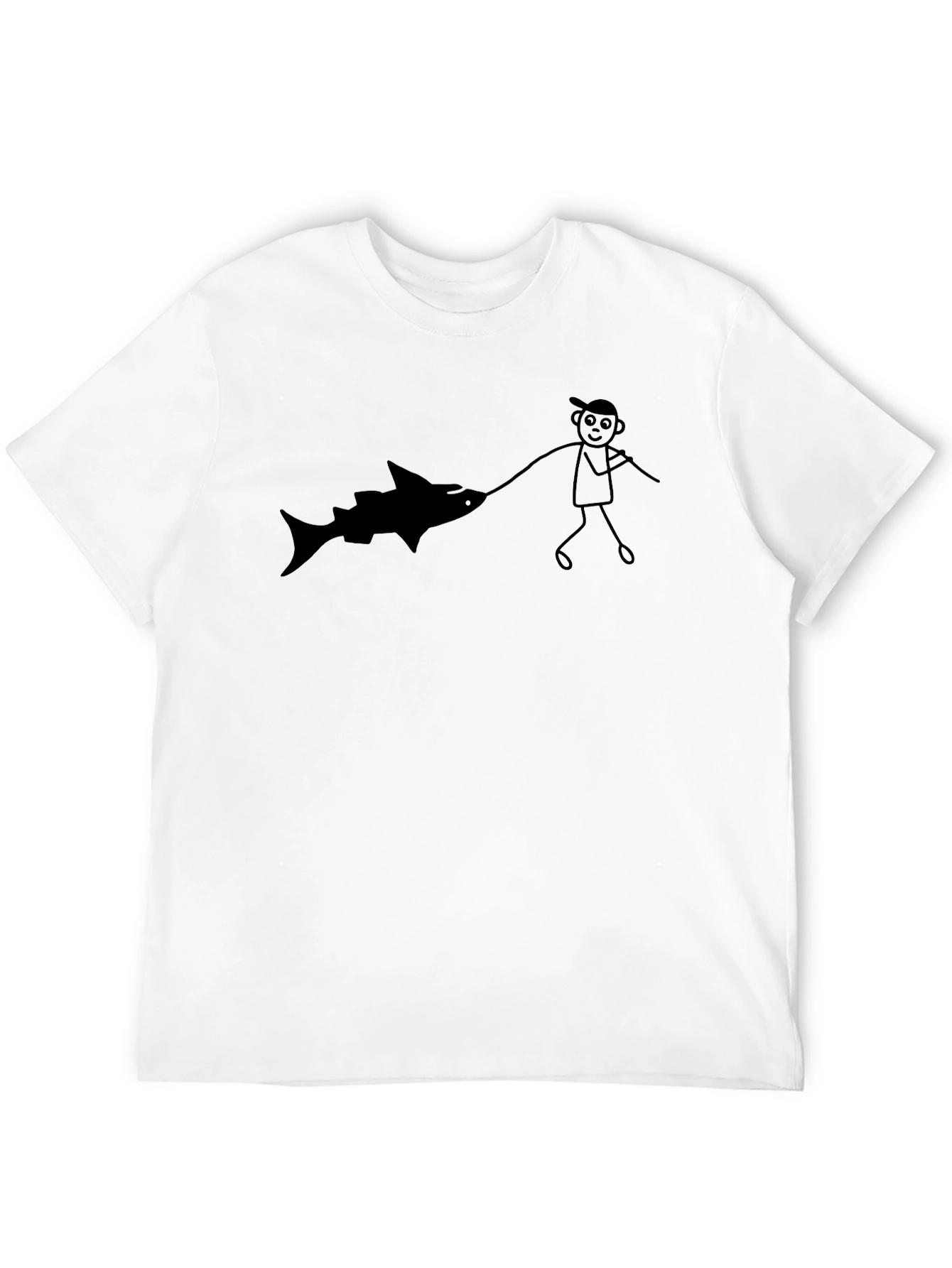 Shark Walker Novelty Graphic Tee - Mens