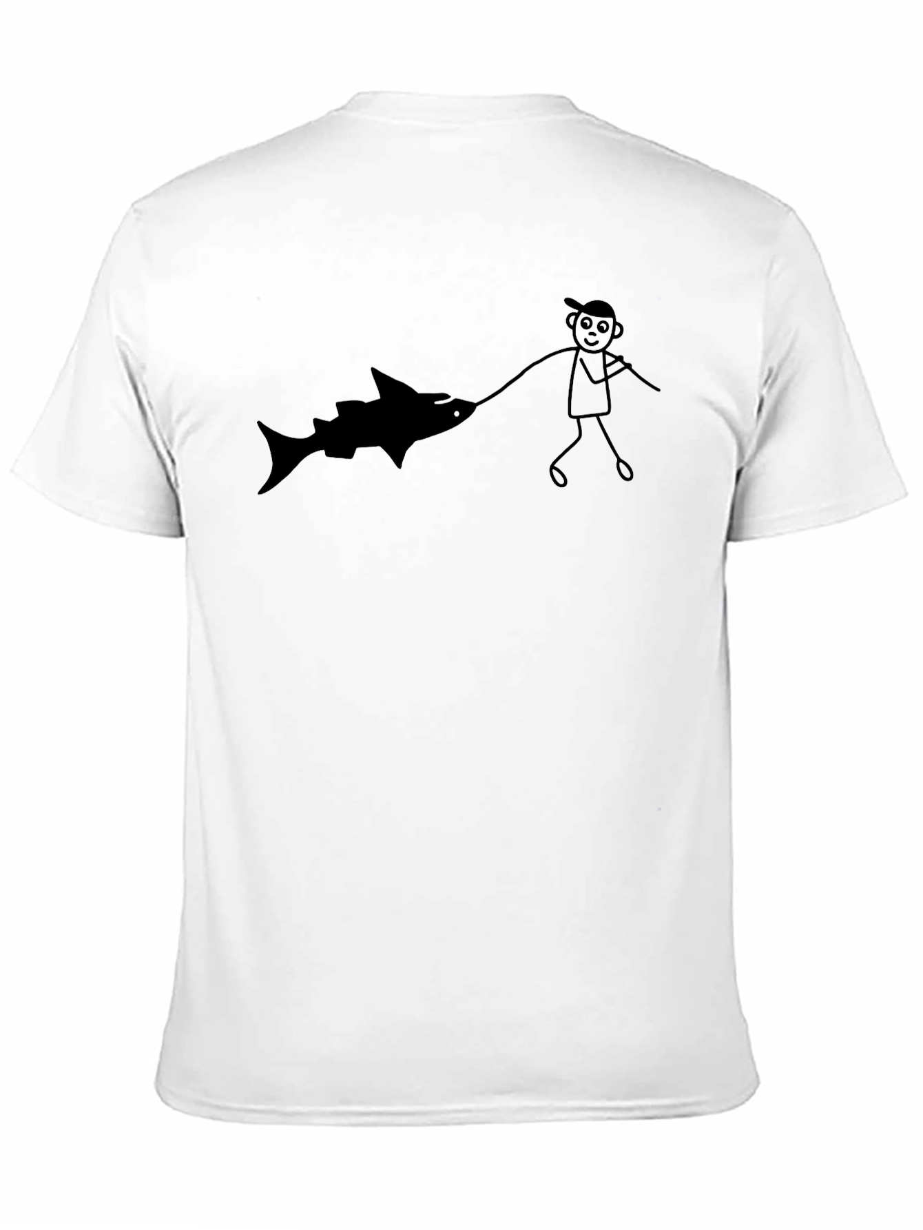 Shark Walker Novelty Graphic Tee - Mens