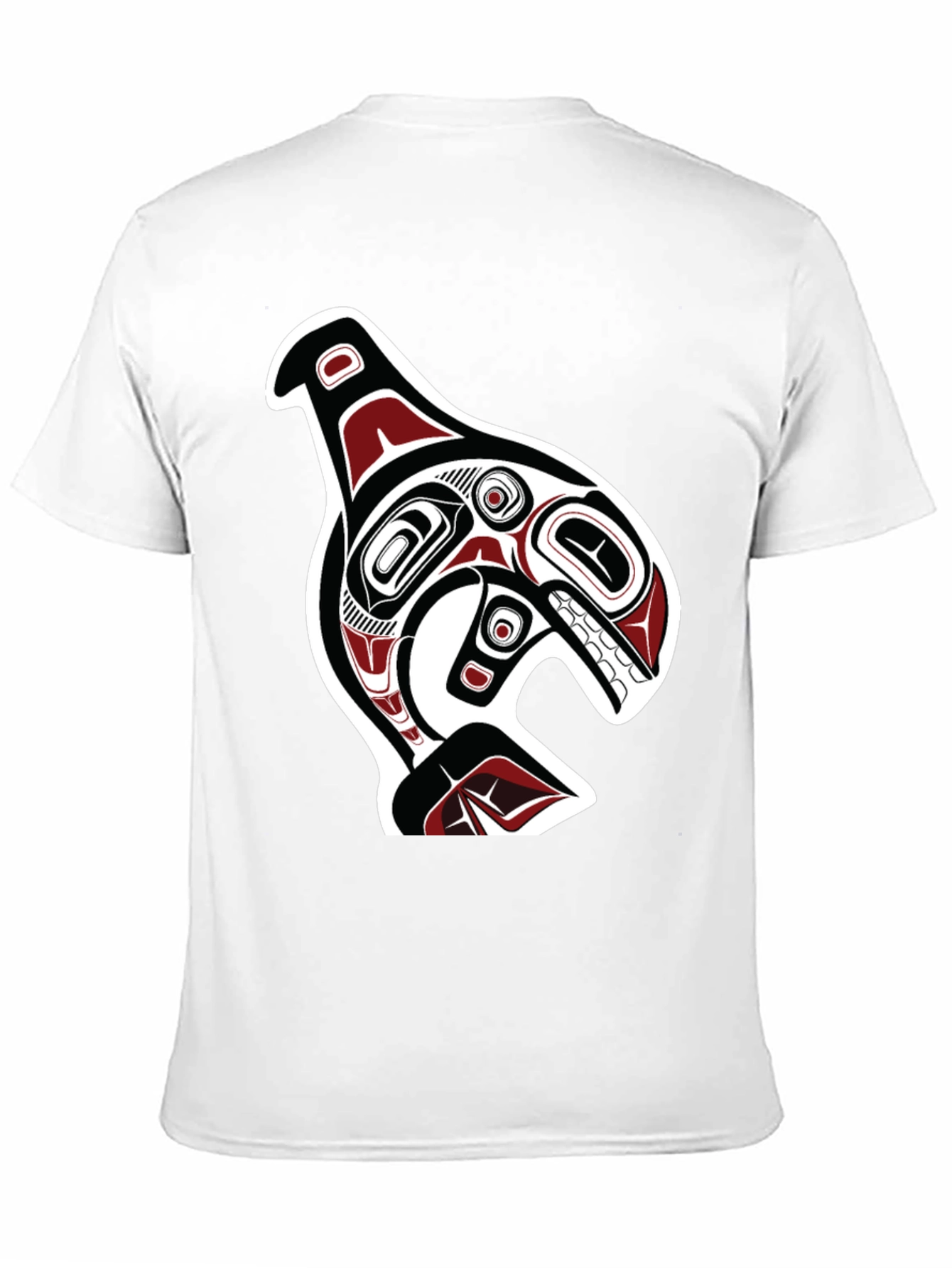 Killer Whale Graphic Tee - Native American Inspired Design