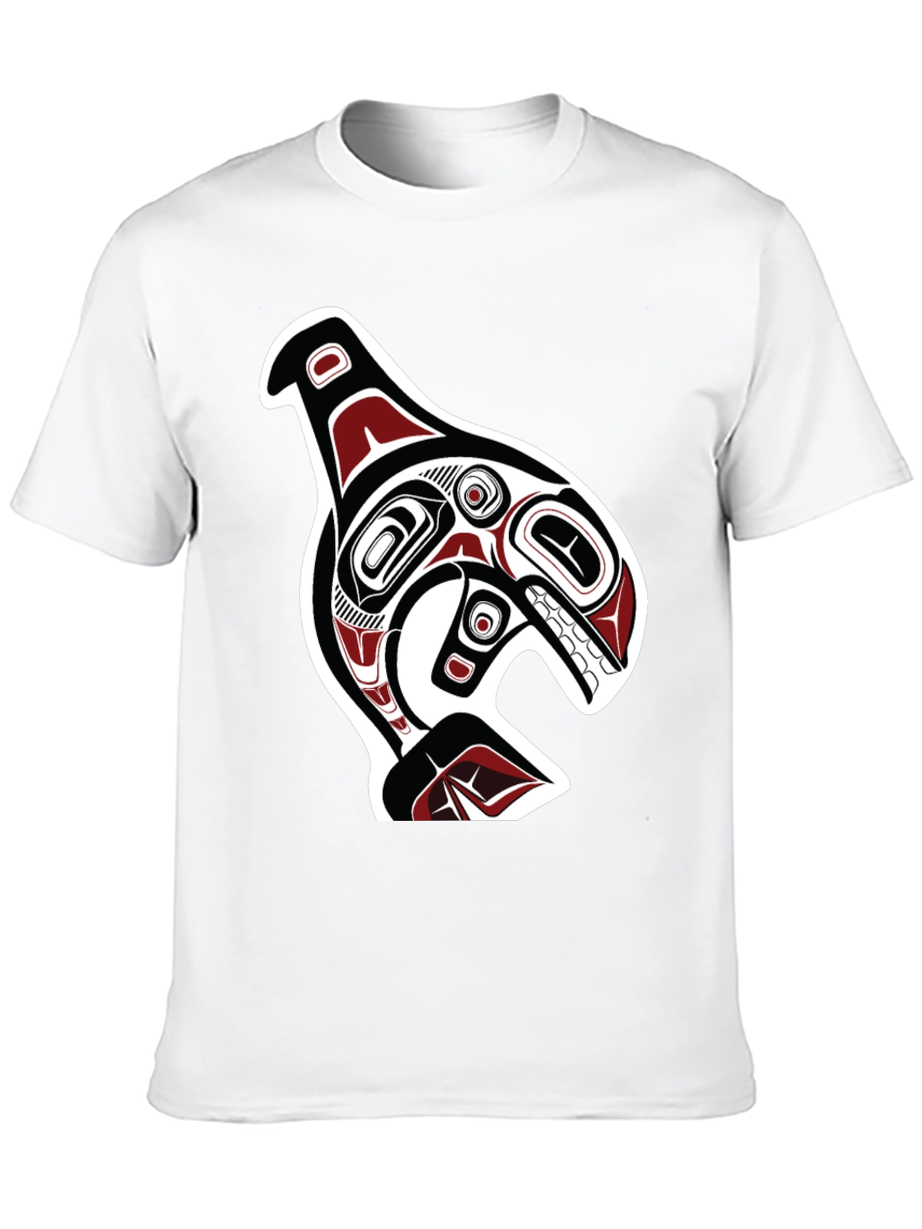 Killer Whale Graphic Tee - Native American Inspired Design