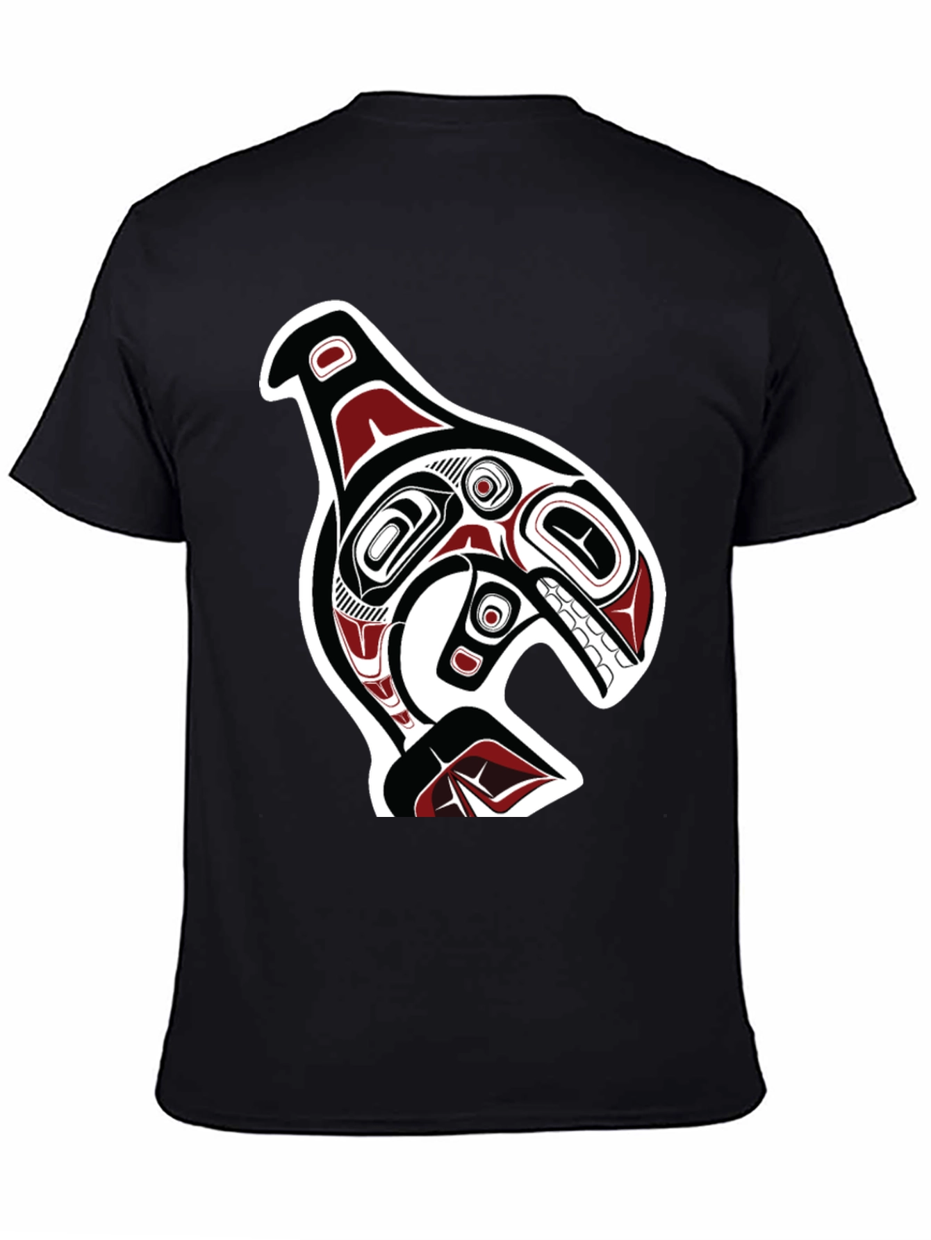 Killer Whale Graphic Tee - Native American Inspired Design