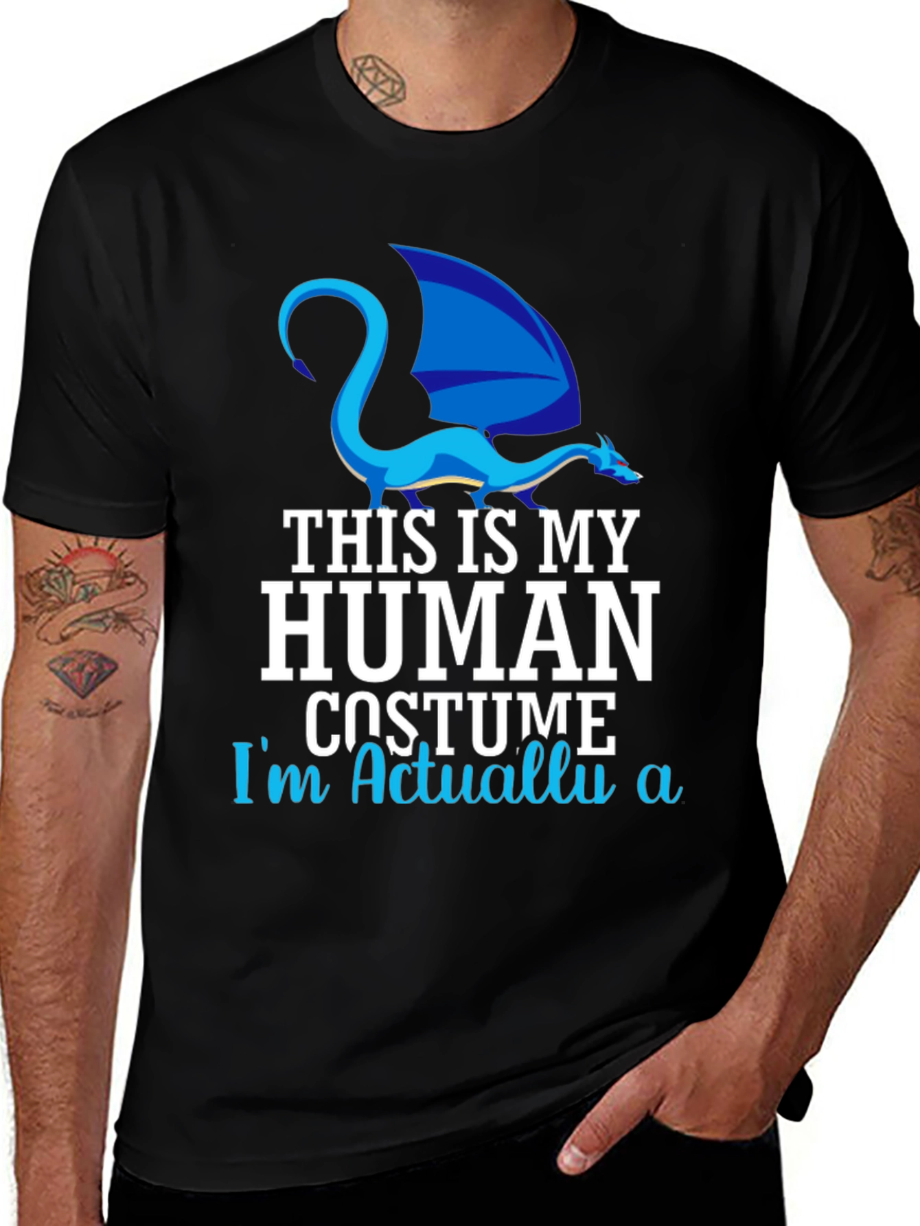 Human Costume Dragon T-Shirt