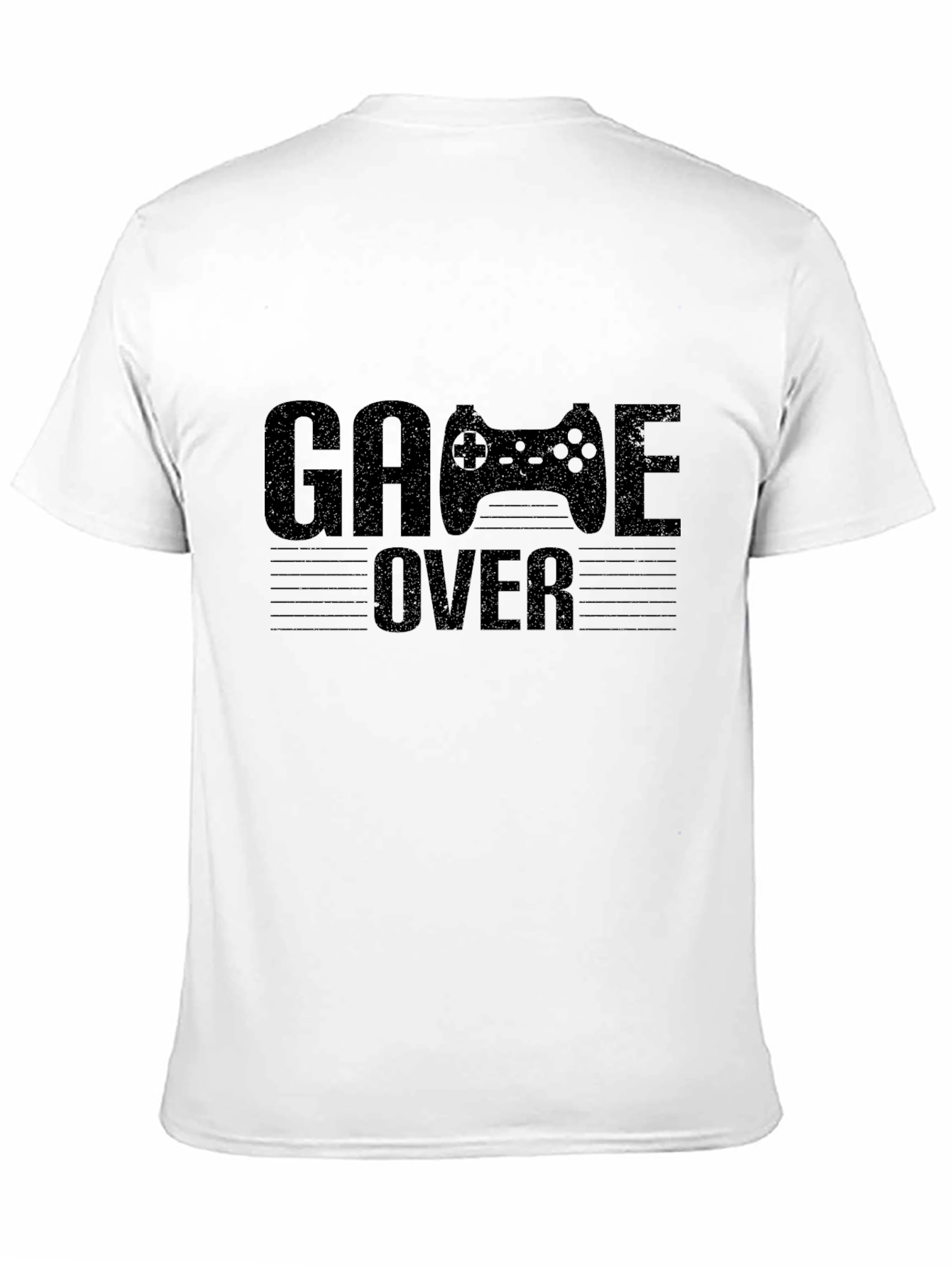 Game Over Controller Graphic Black T-Shirt