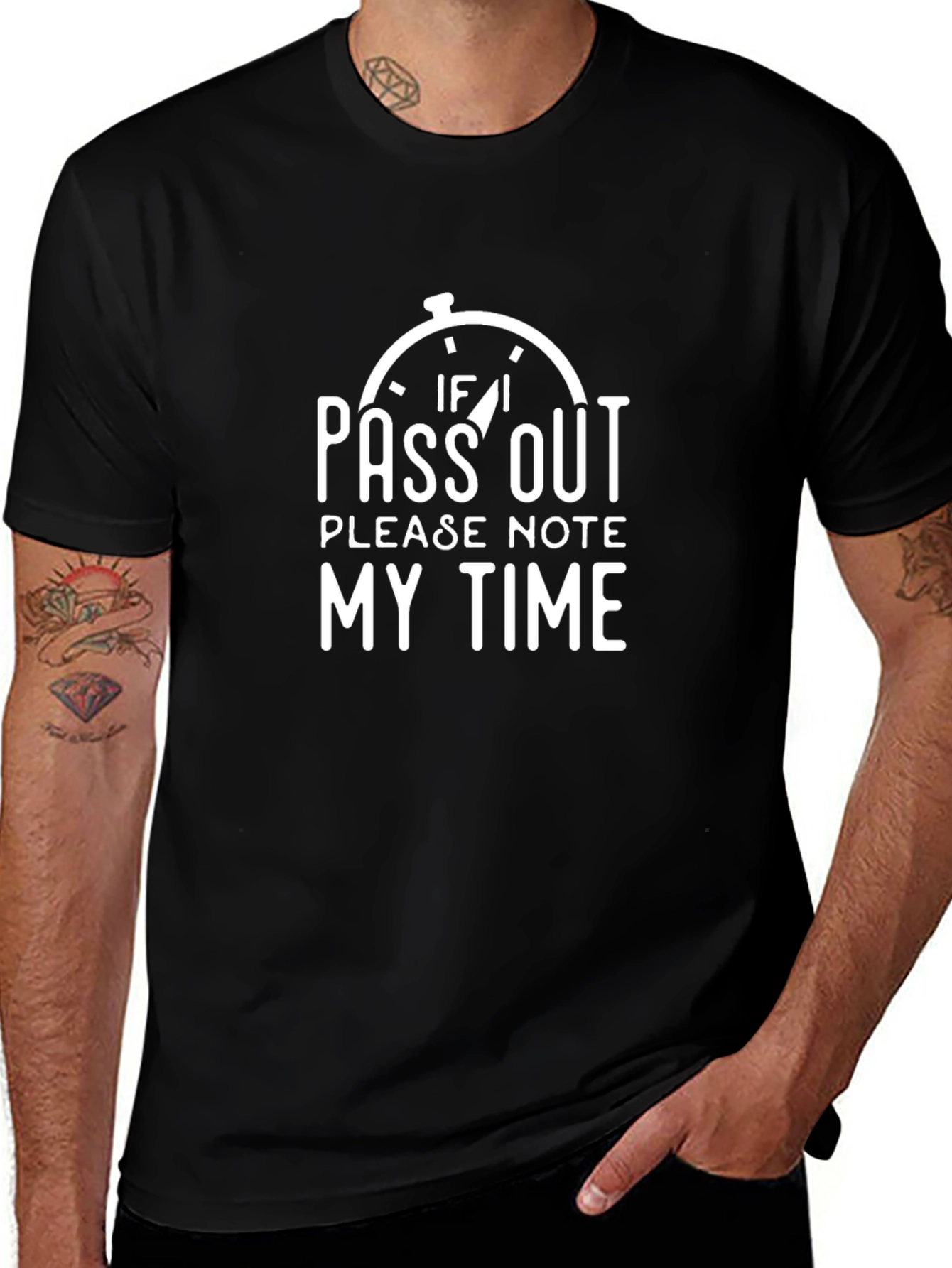 Funny Workout T-Shirt: Note My Time