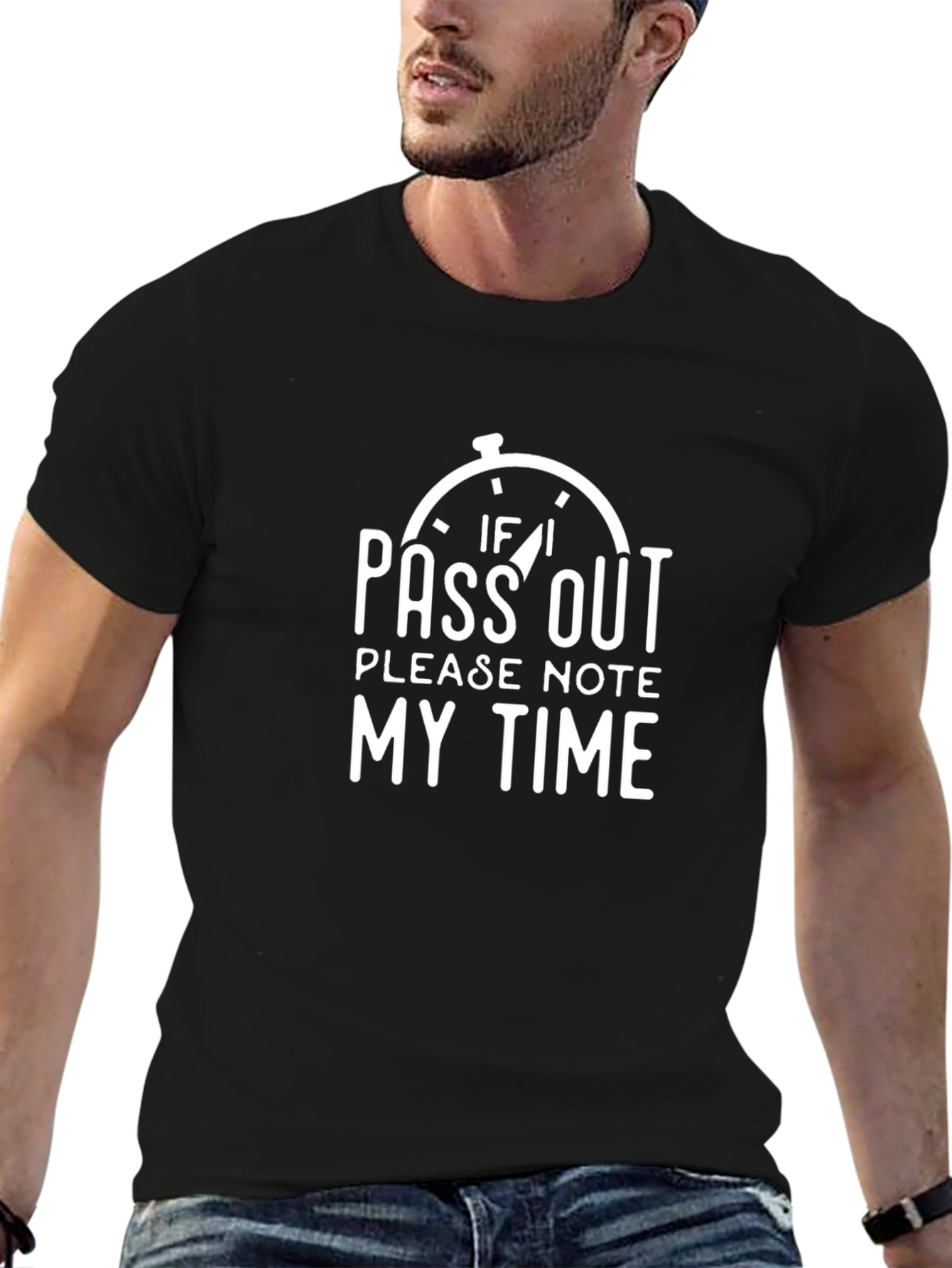 Funny Workout T-Shirt: Note My Time