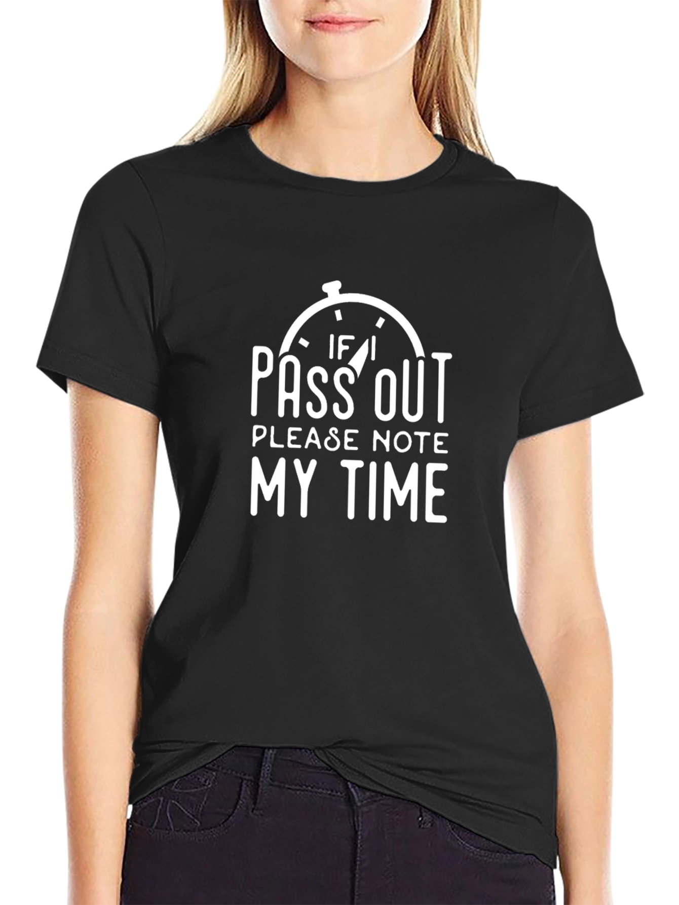 Funny Workout T-Shirt: Note My Time
