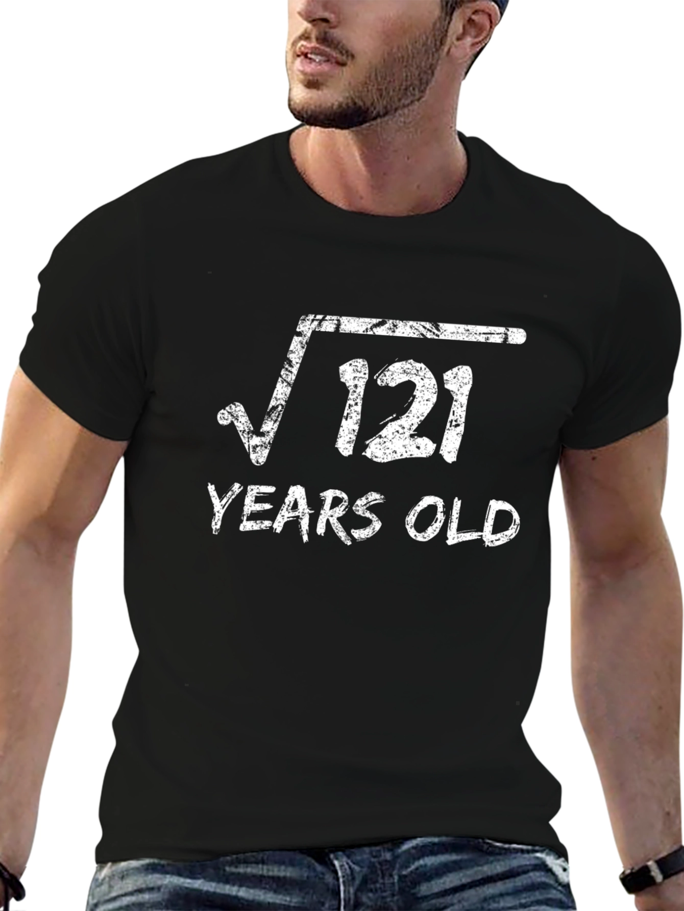Square Root 121 Years Old Graphic Tee