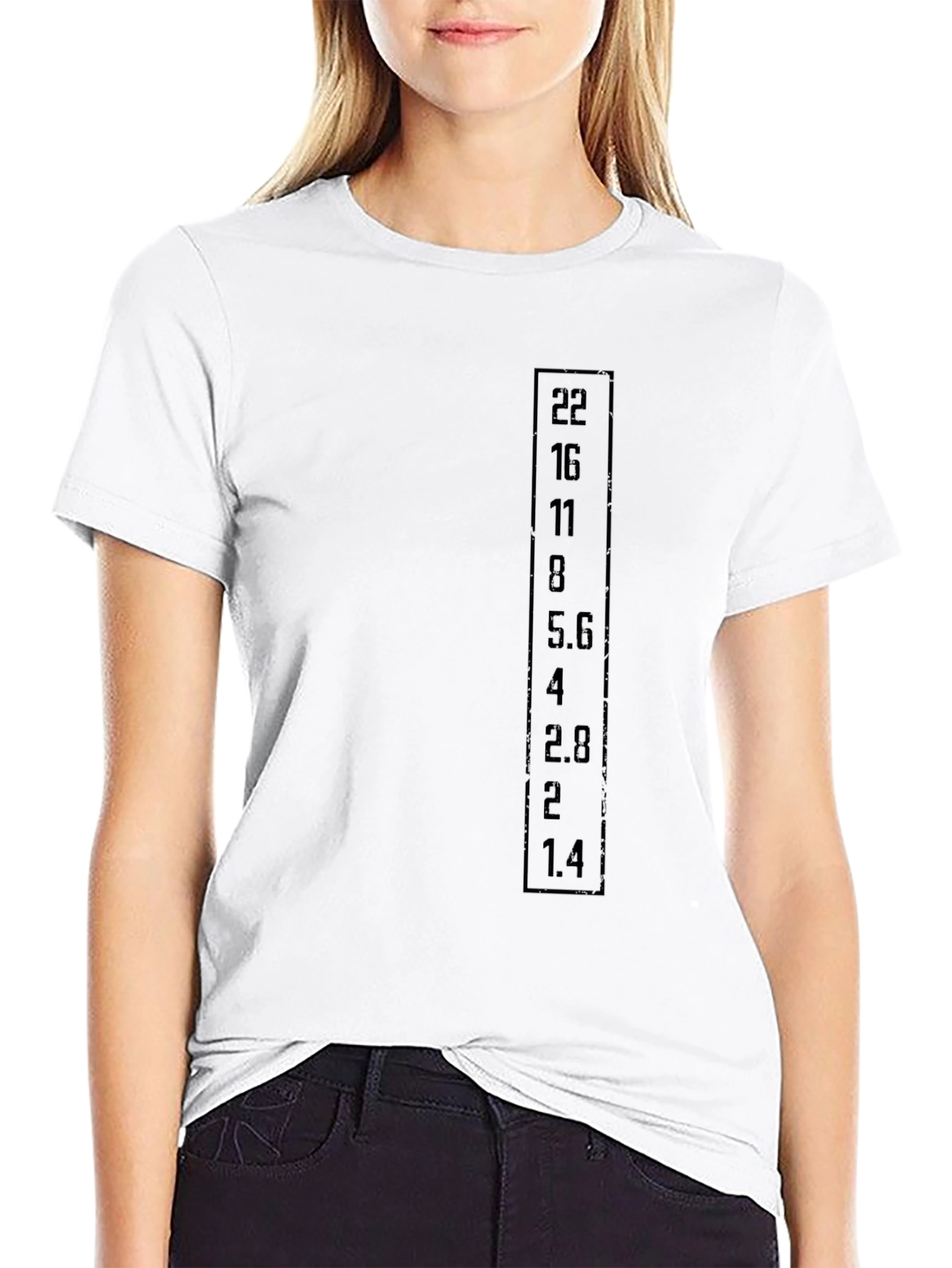Aperture F-Stop Black Graphic T-Shirt