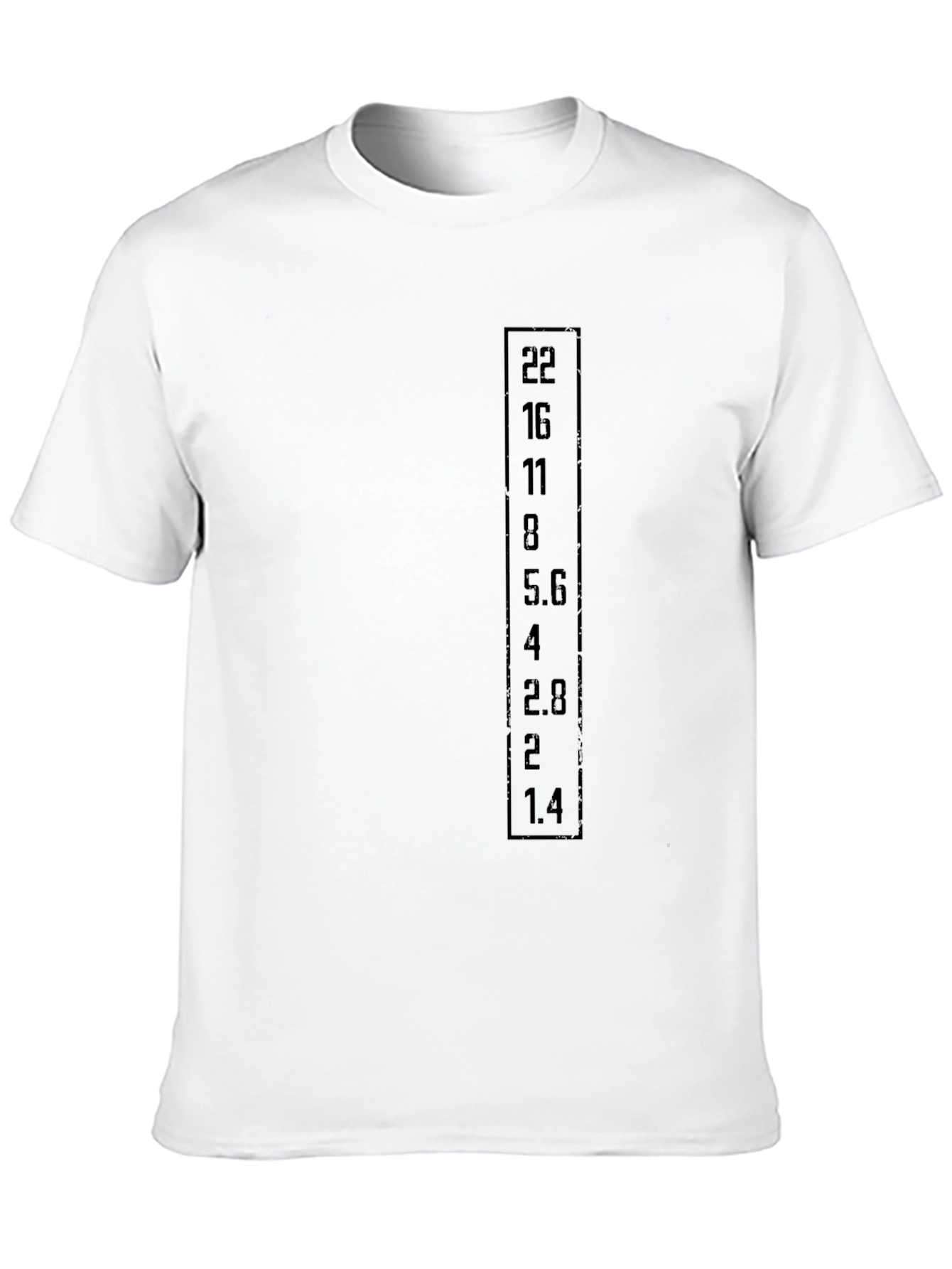 Aperture F-Stop Black Graphic T-Shirt