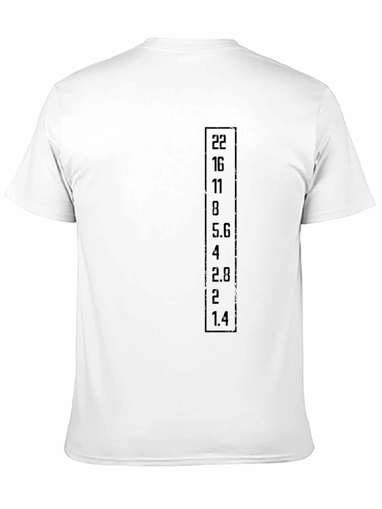 Aperture F-Stop Black Graphic T-Shirt