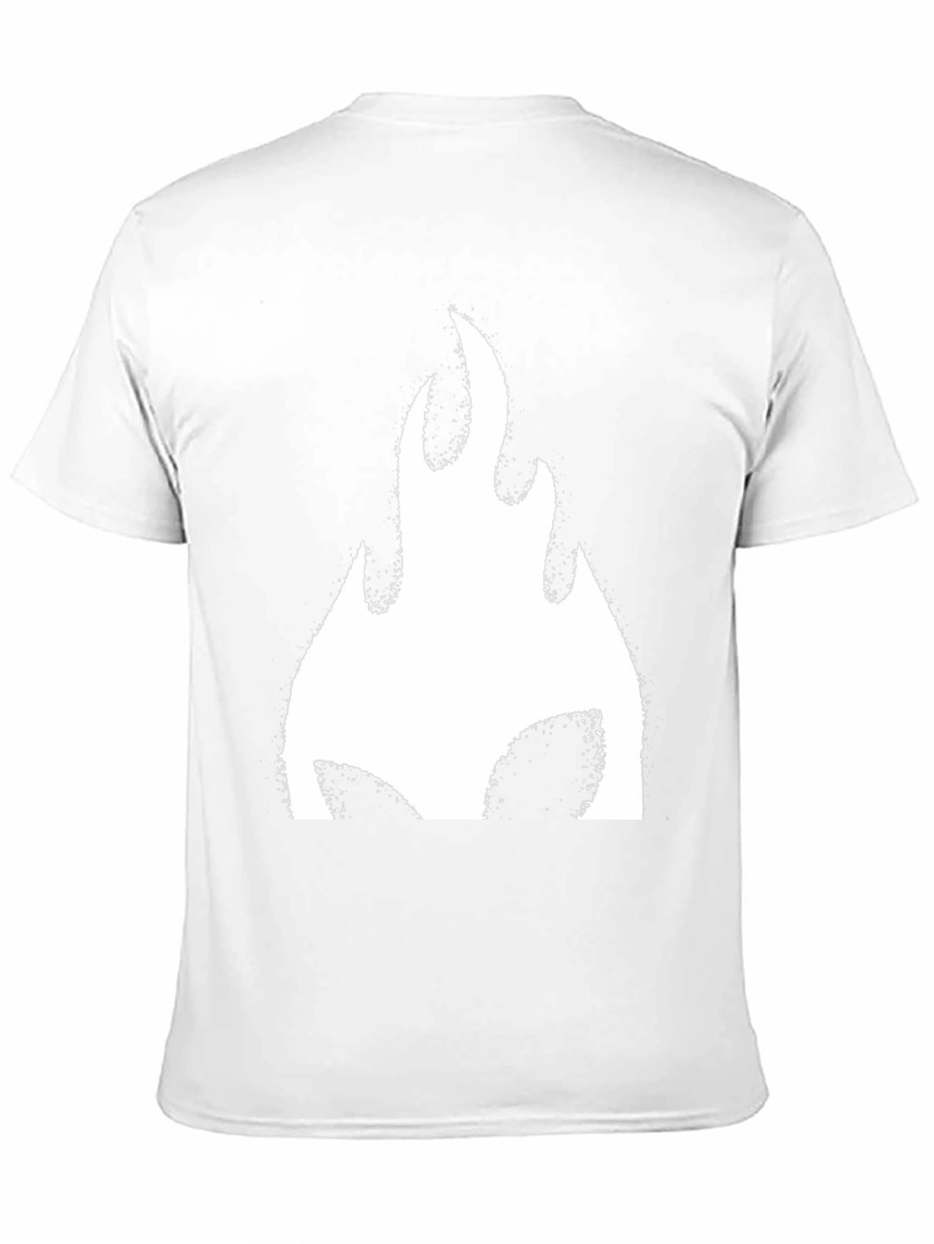 Bold Flame Graphic Black T-Shirt - Casual Style