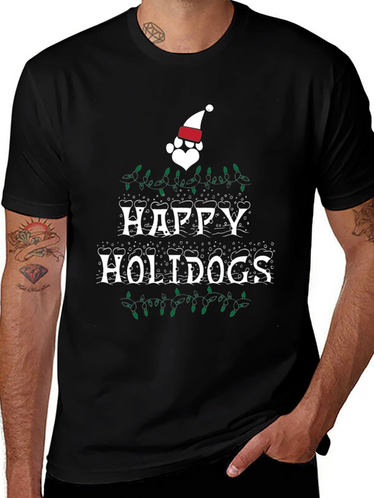 Happy Holidogs T-Shirt Holiday Tee