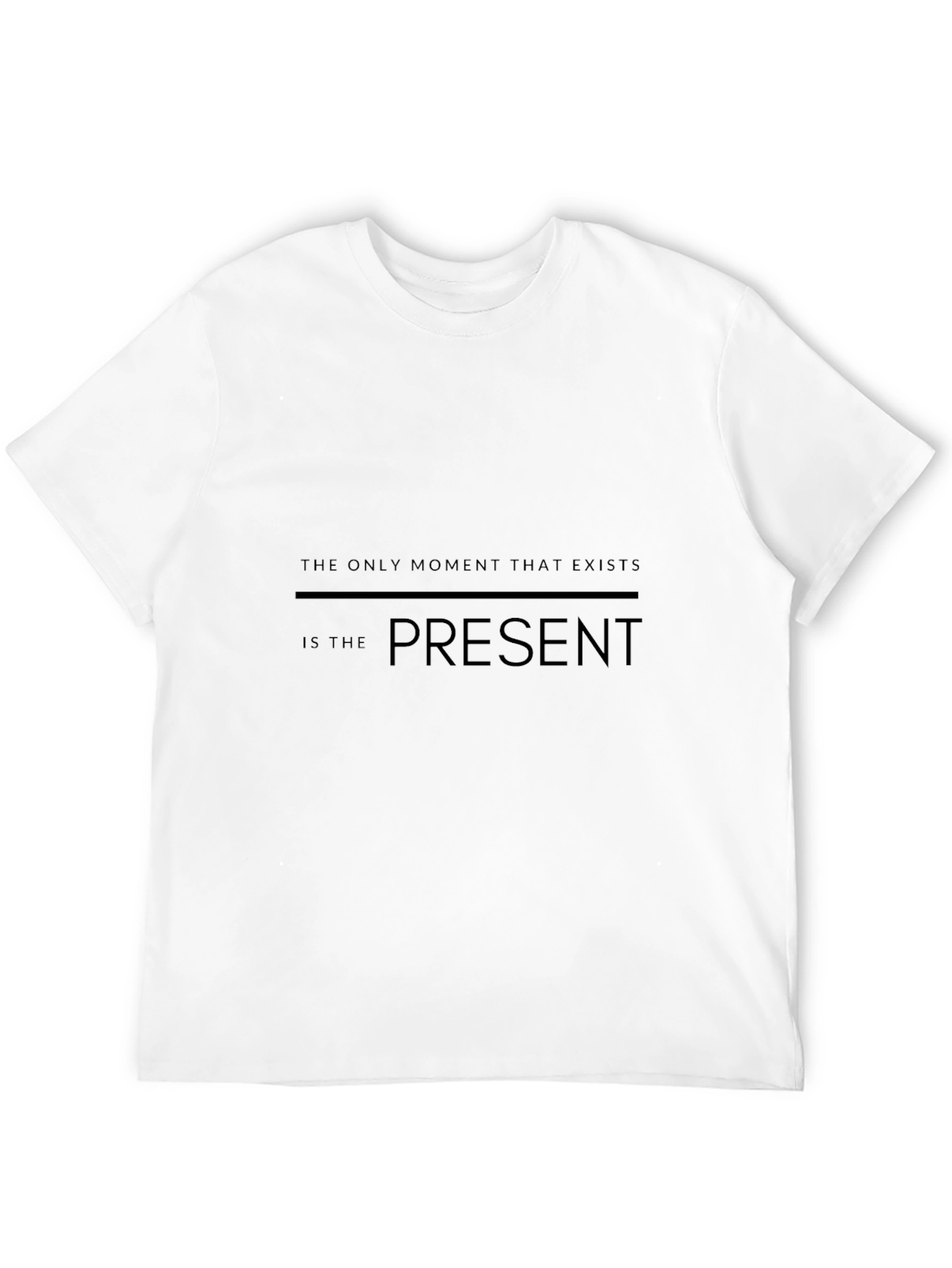 Present Moment T-Shirt - Black Graphic Tee