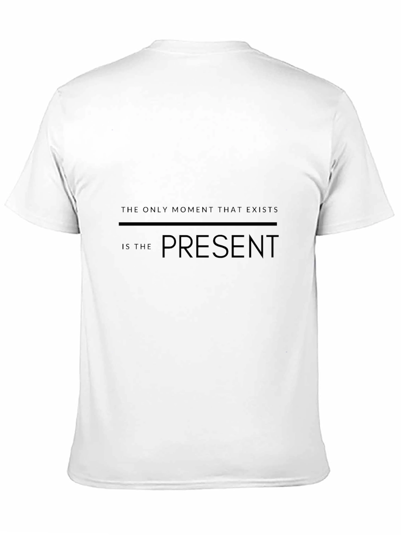 Present Moment T-Shirt - Black Graphic Tee