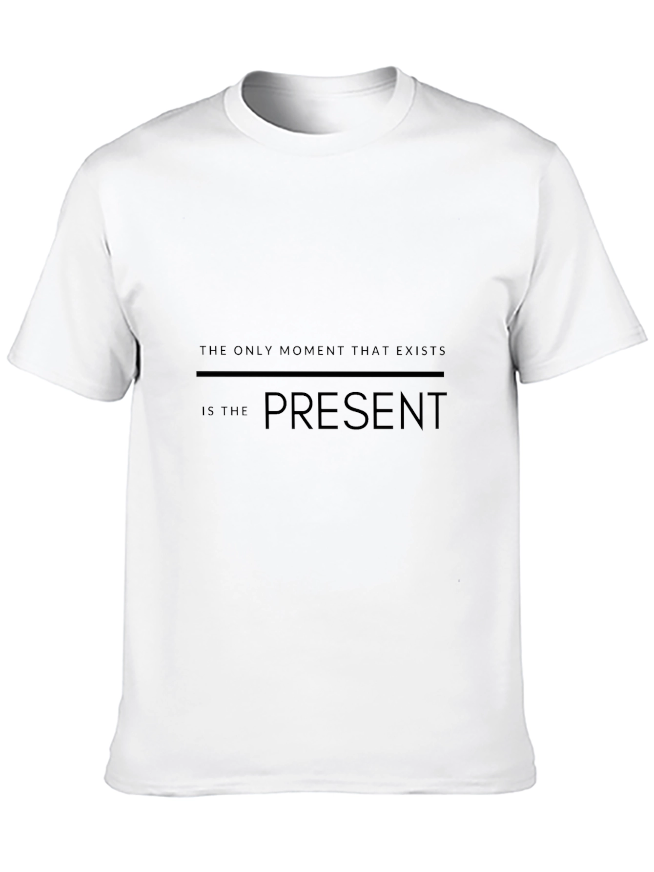 Present Moment T-Shirt - Black Graphic Tee