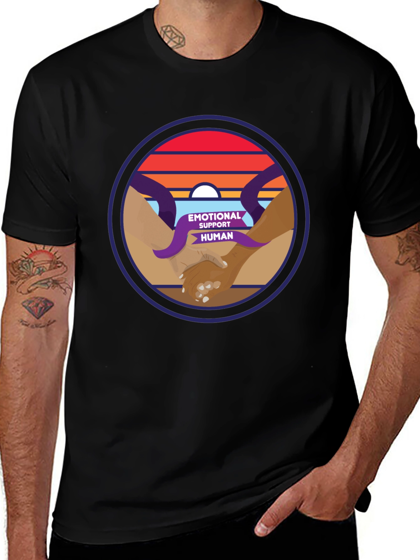 Emotional Support Human Graphic Tee