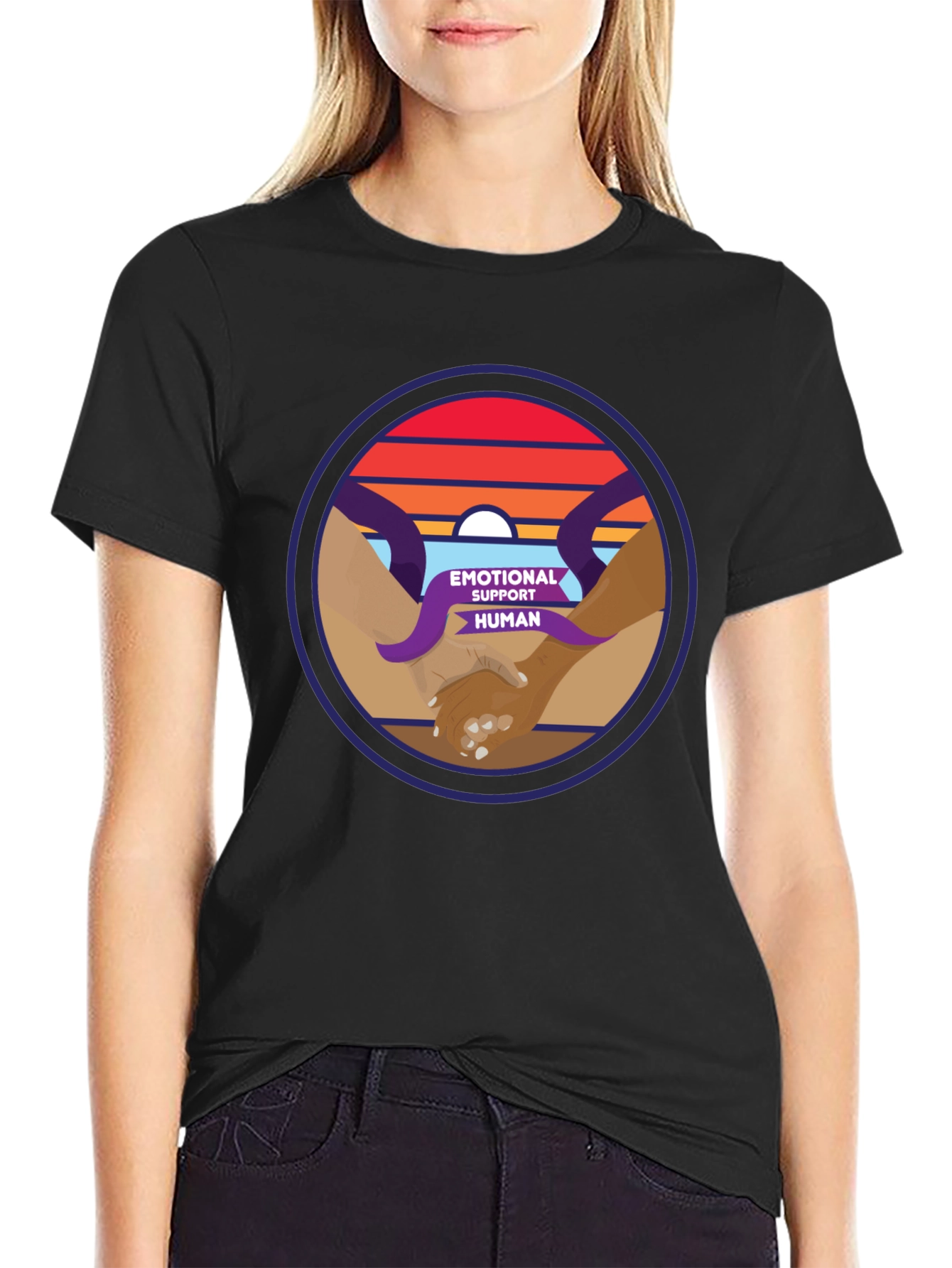 Emotional Support Human Graphic Tee