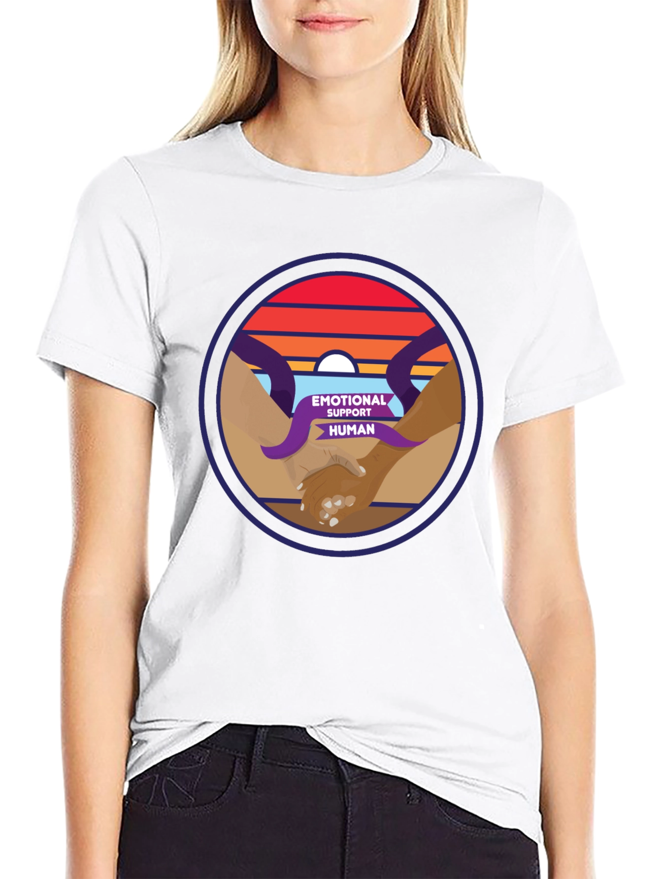 Emotional Support Human Graphic Tee