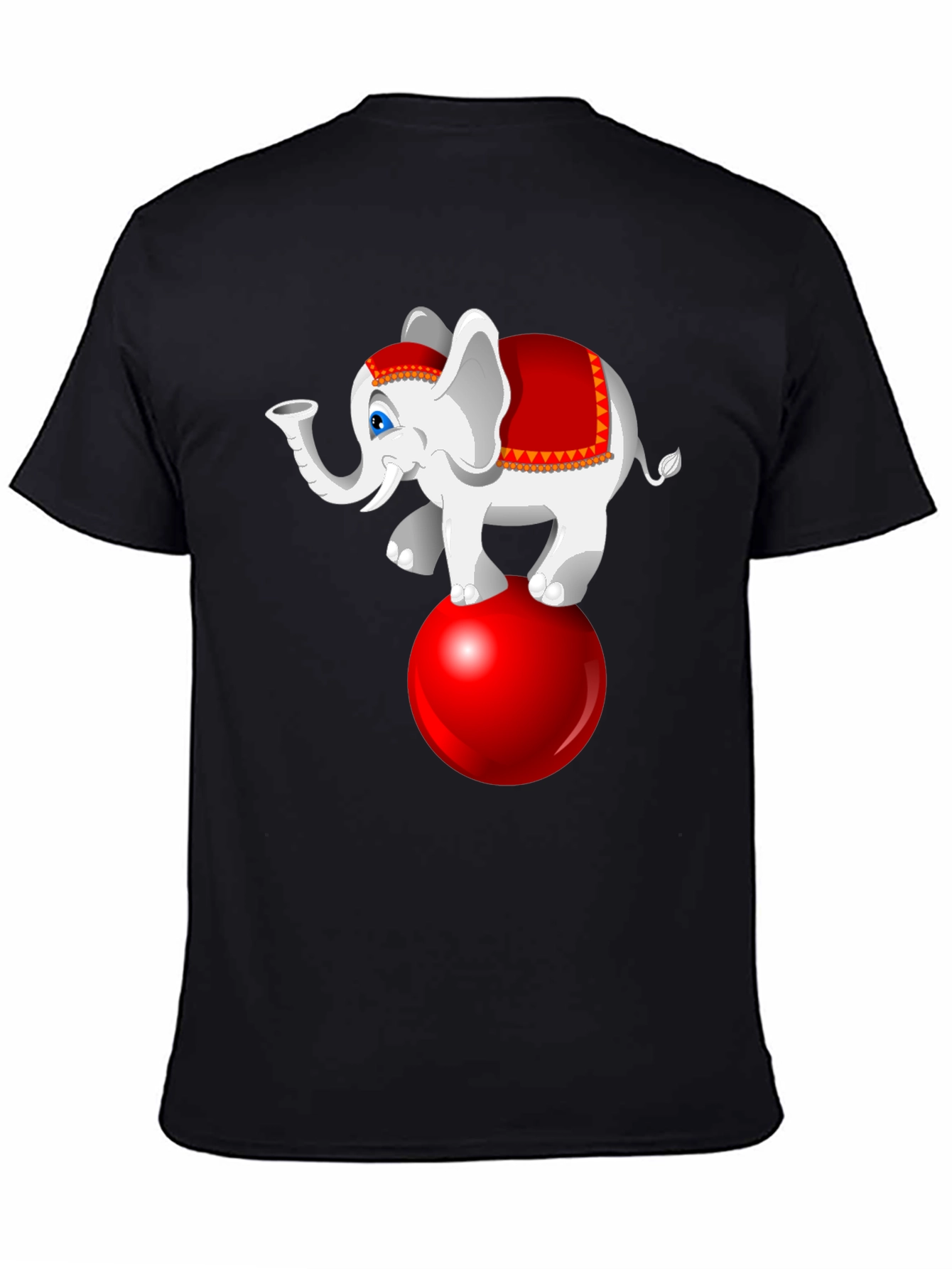 Circus Elephant on Ball Graphic Tee