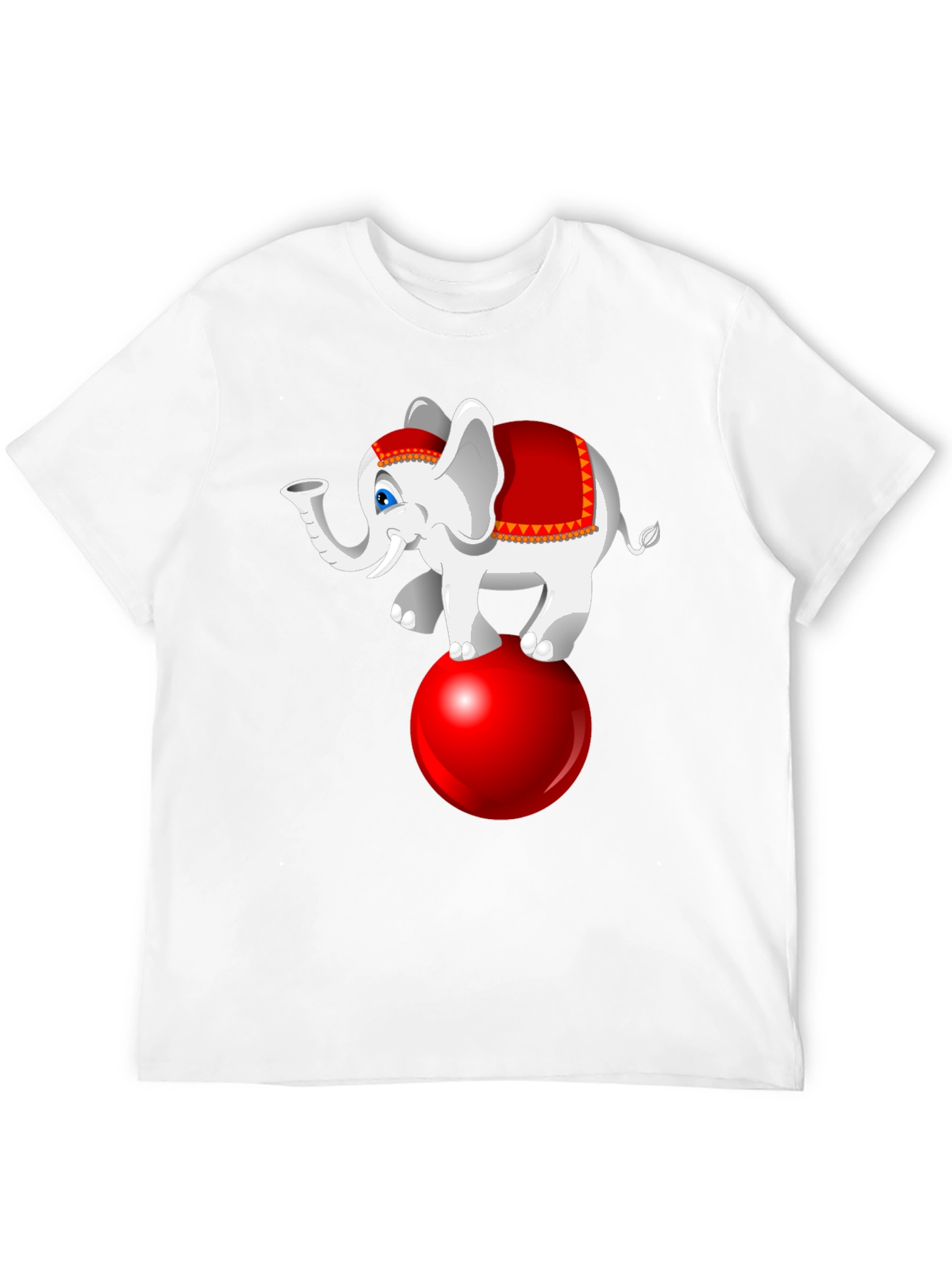 Circus Elephant on Ball Graphic Tee