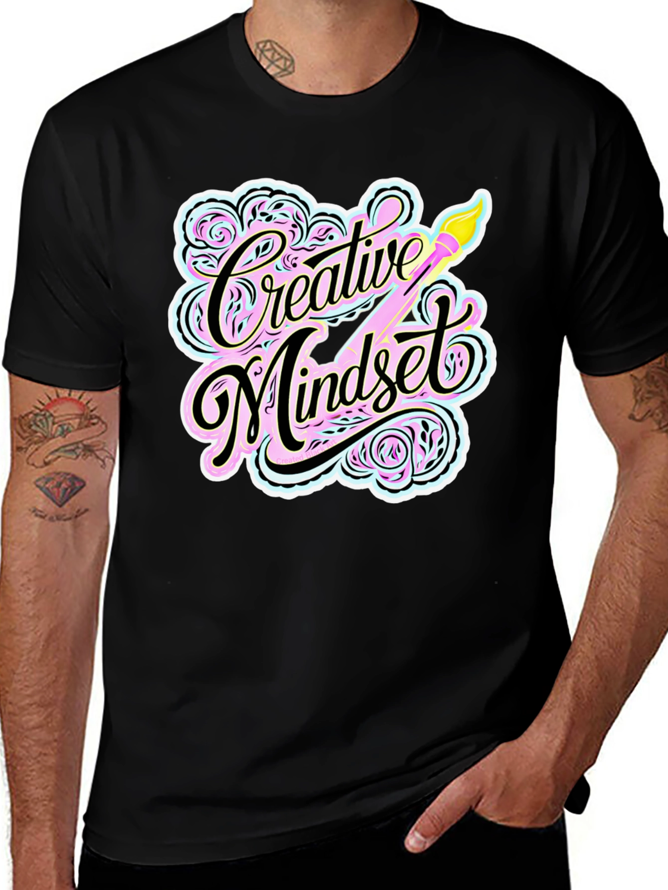 Creative Mindset T-Shirt - Artistic Graphic Tee