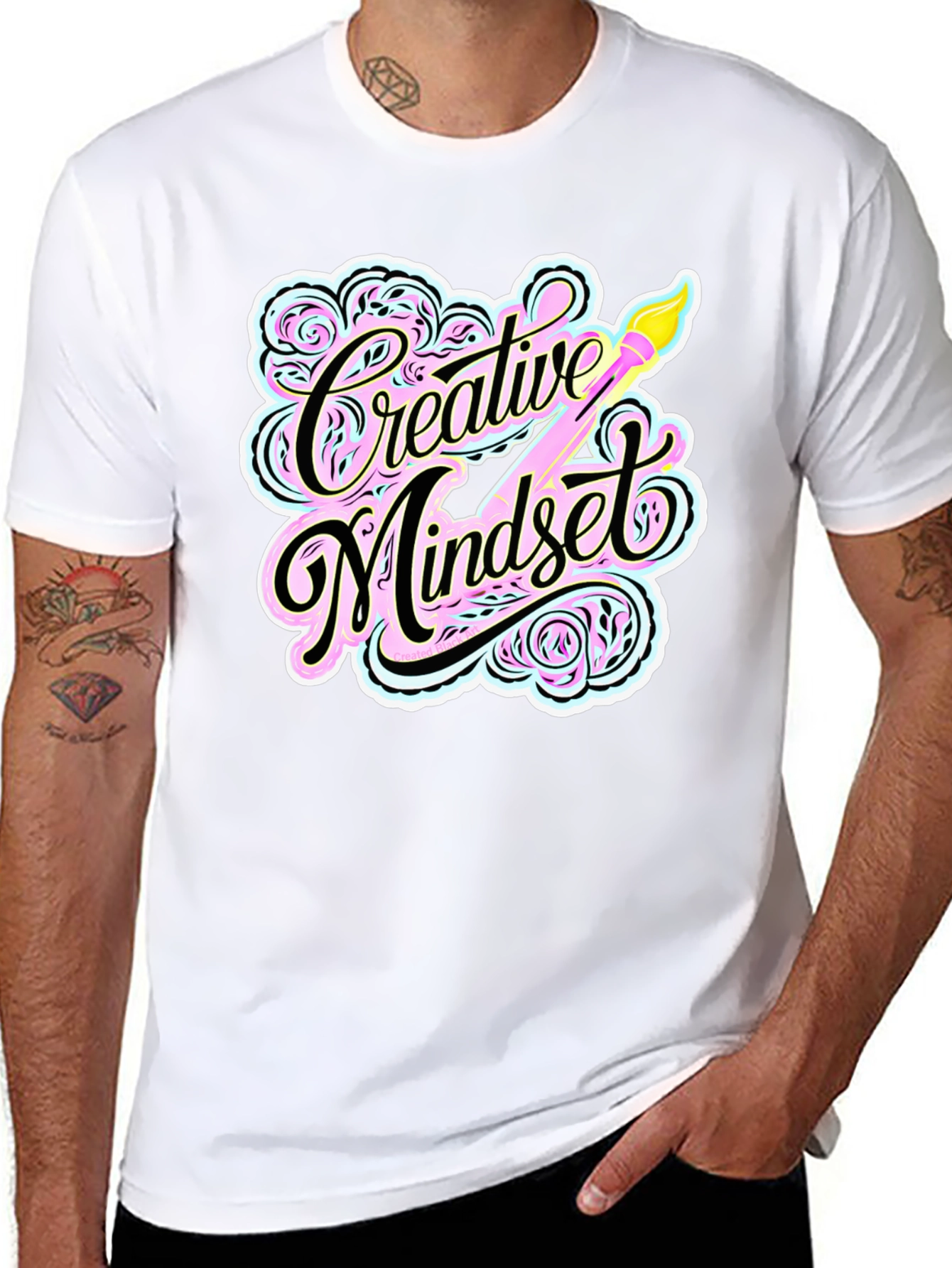 Creative Mindset T-Shirt - Artistic Graphic Tee