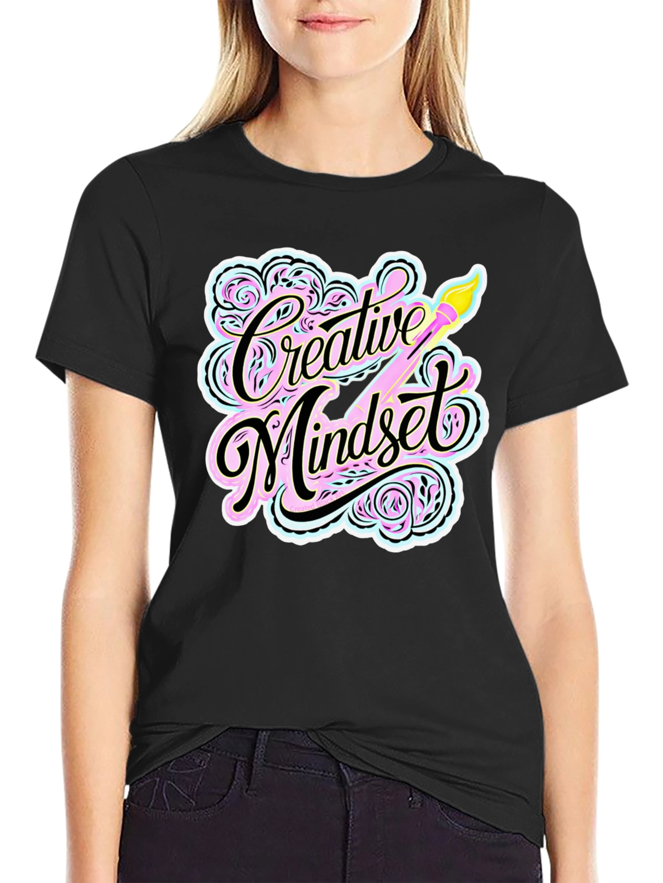 Creative Mindset T-Shirt - Artistic Graphic Tee