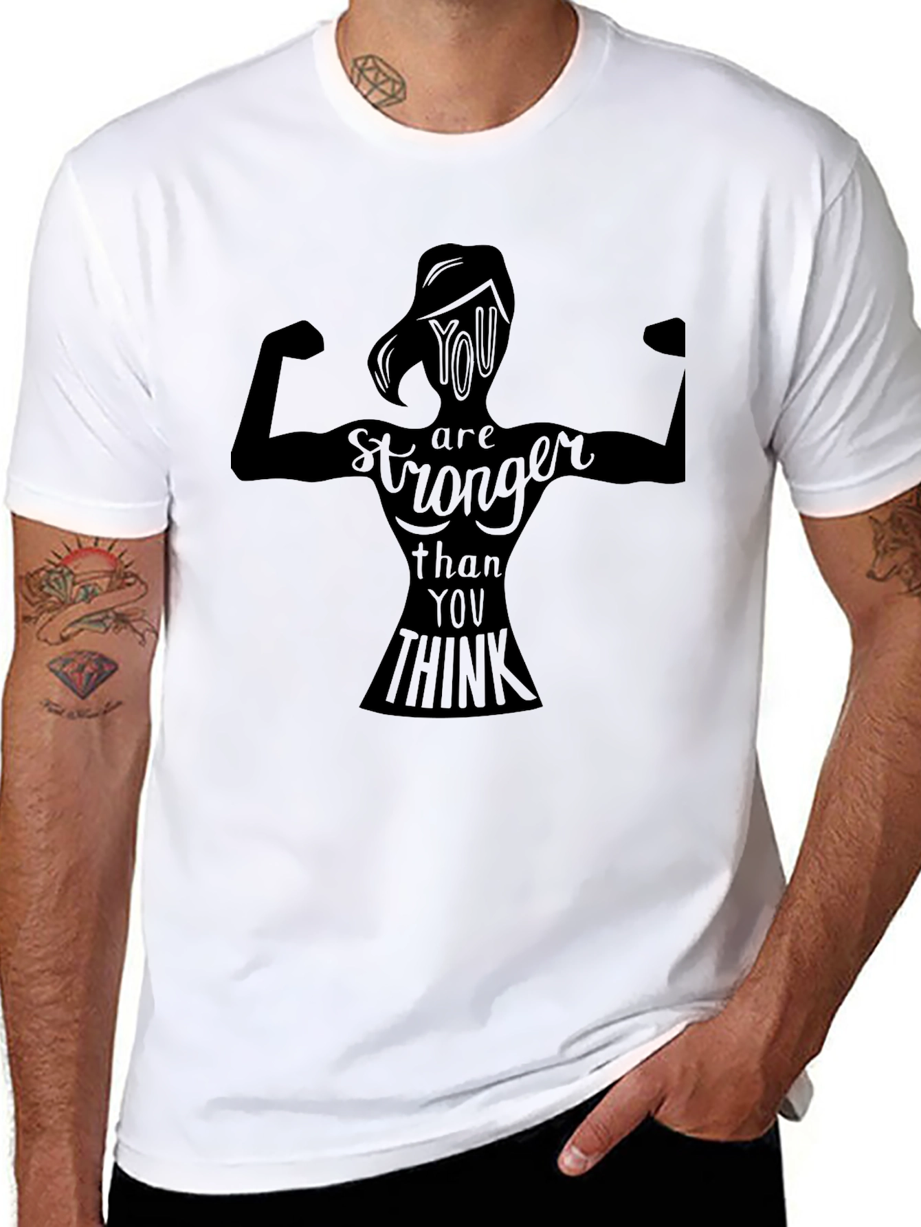 Empowering Stronger Than You Think Graphic Tee