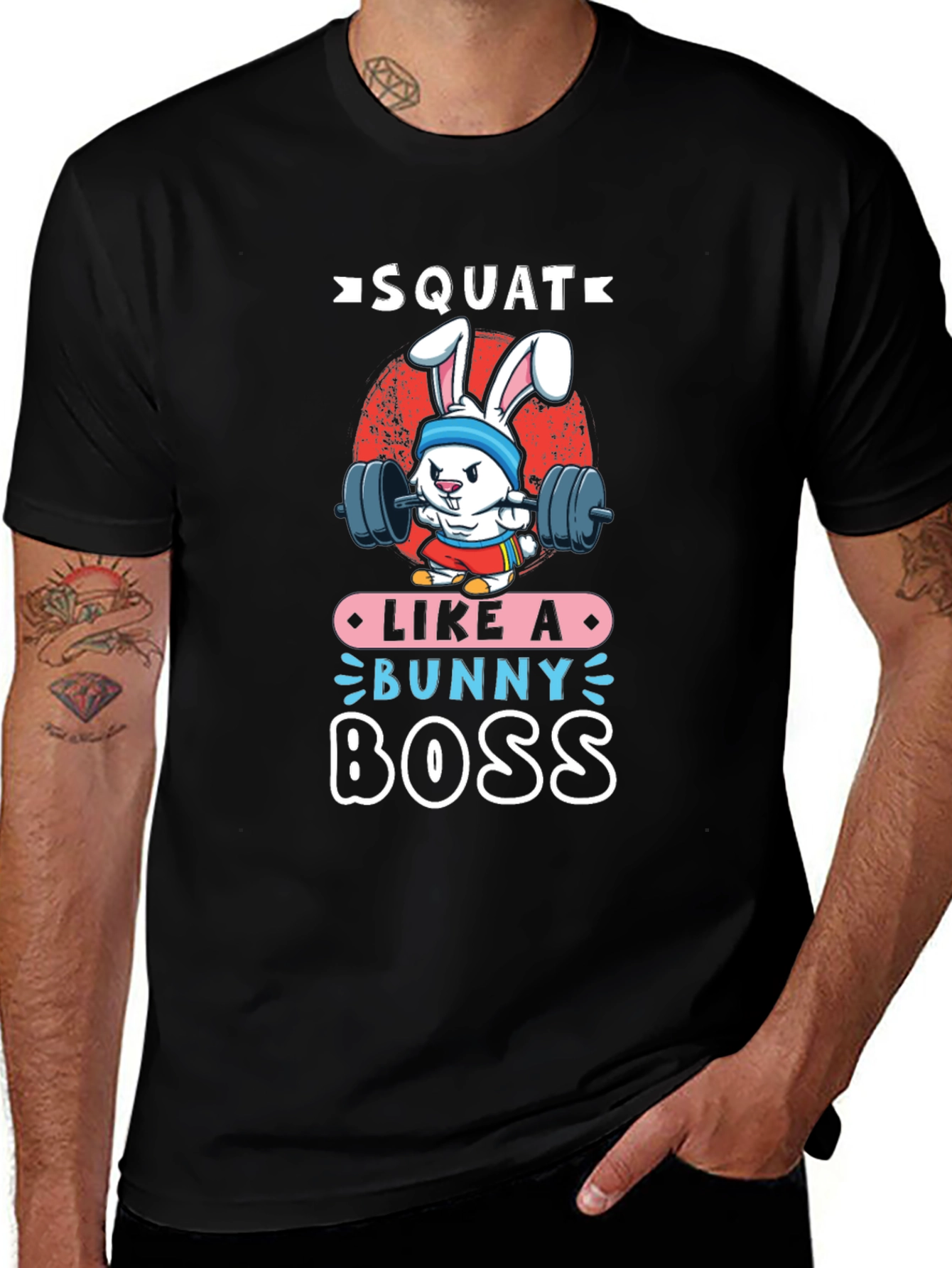 Squat Like A Bunny Boss T-Shirt