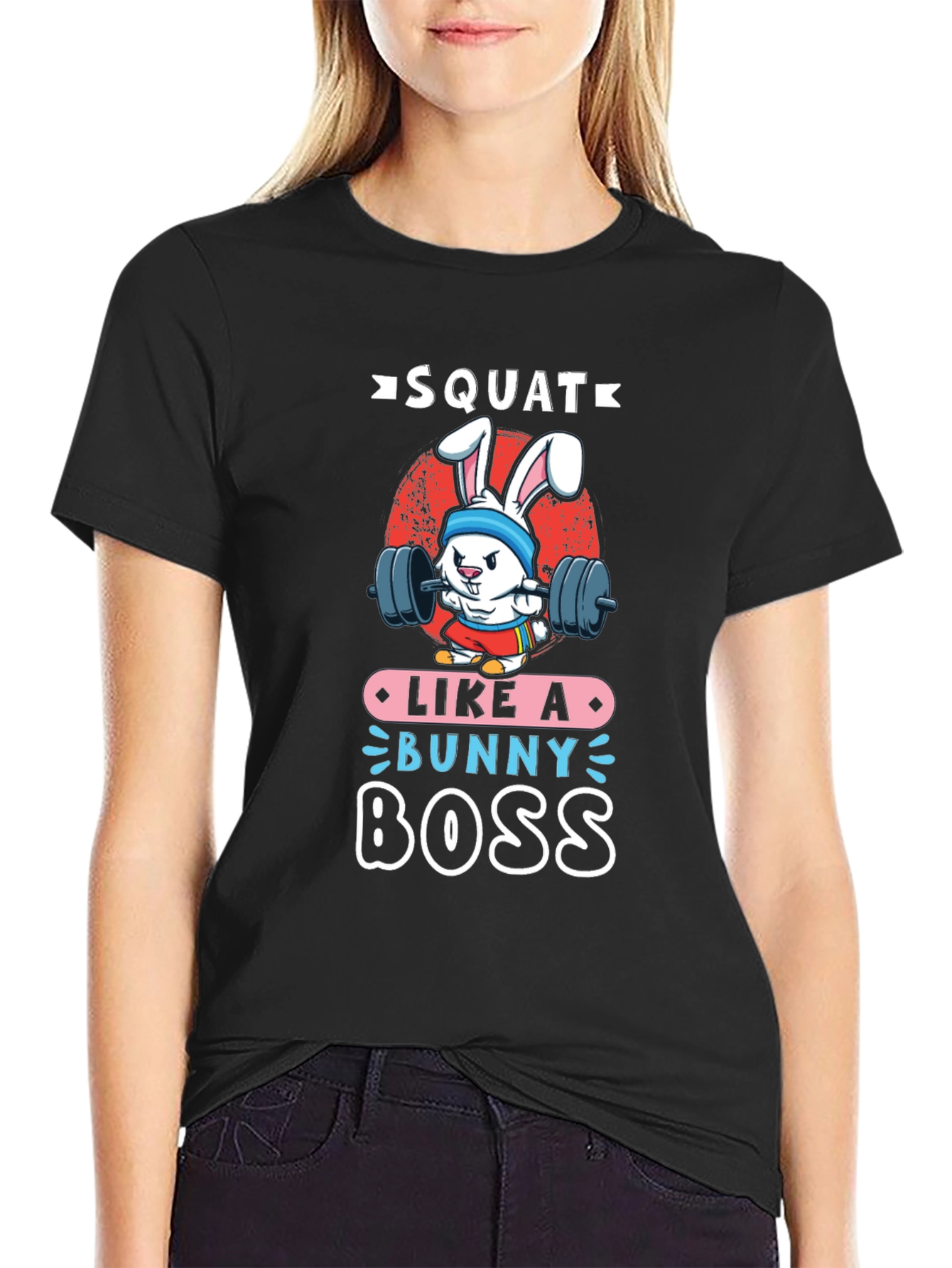 Squat Like A Bunny Boss T-Shirt