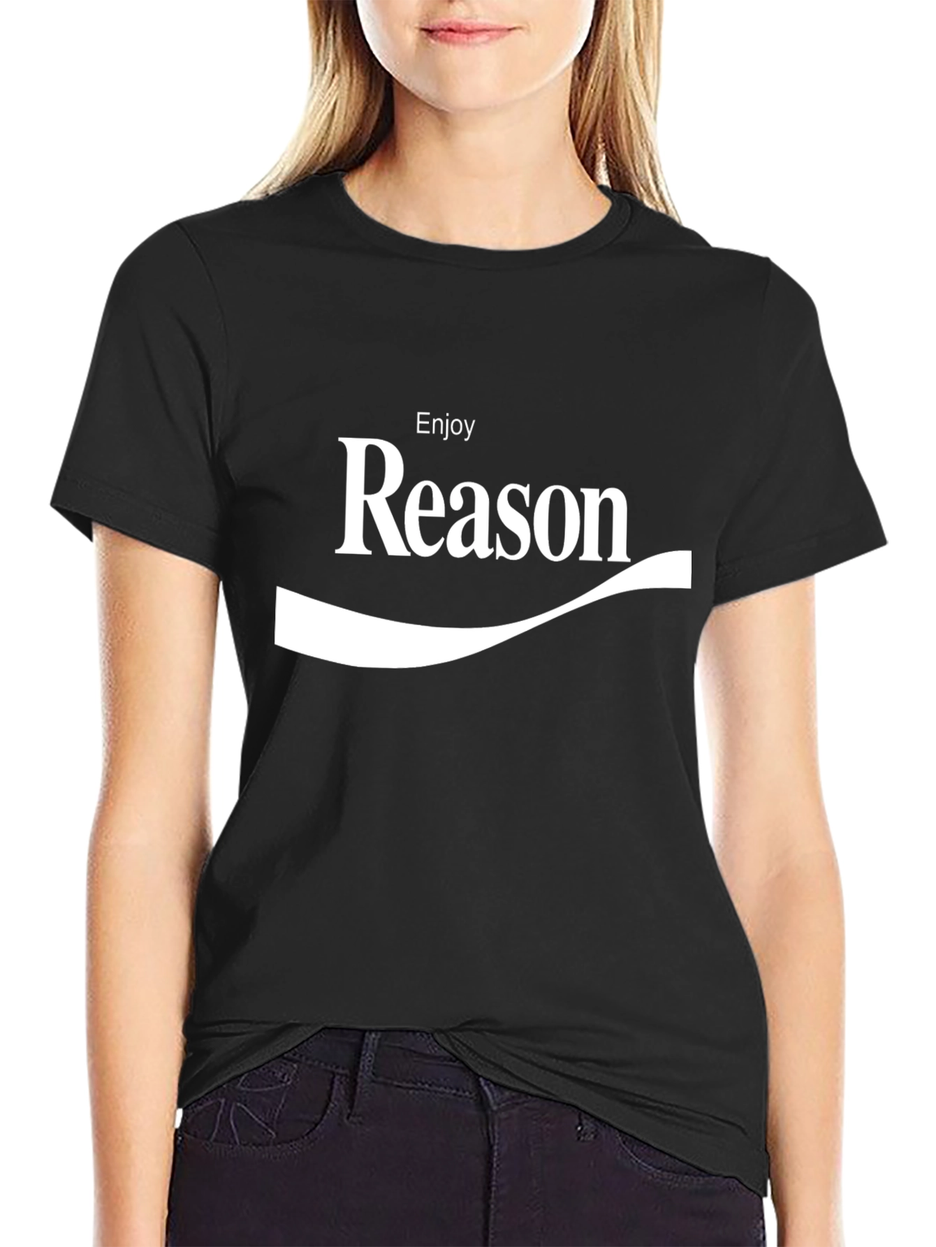 Enjoy Reason T-Shirt - Classic Cola Style Tee