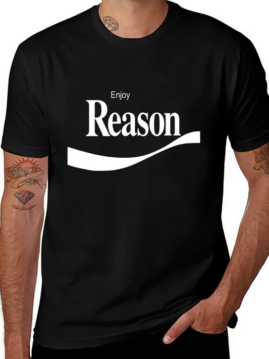 Enjoy Reason T-Shirt - Classic Cola Style Tee