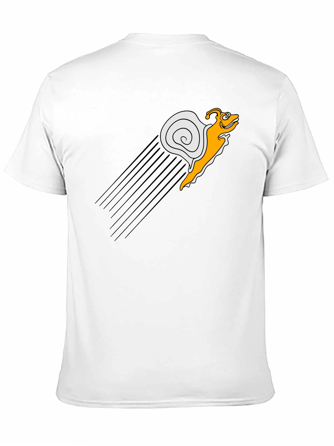 Speedy Snail Graphic Tee - Black Cotton