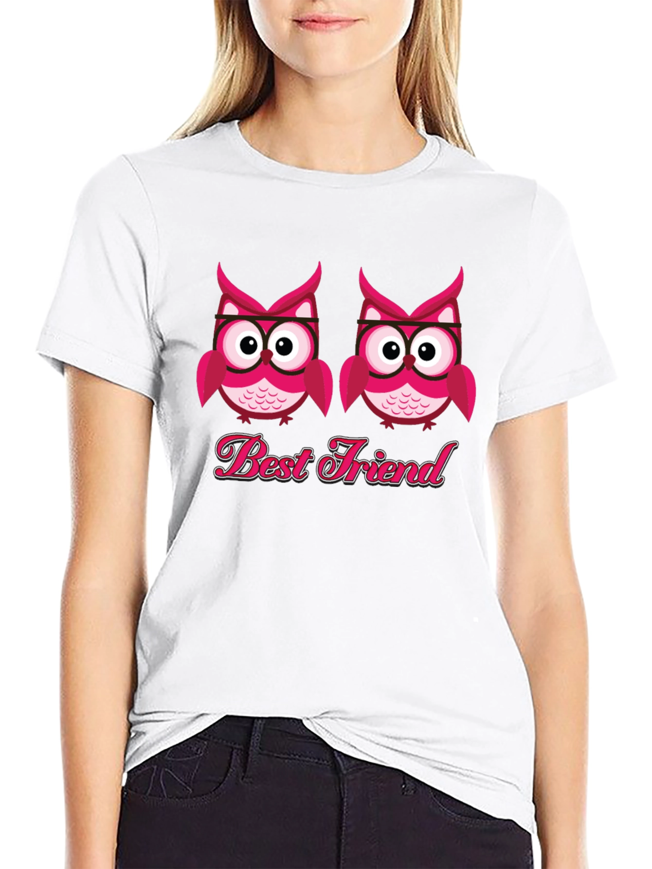 Best Friend Owl Tee - Cute Matching Shirt