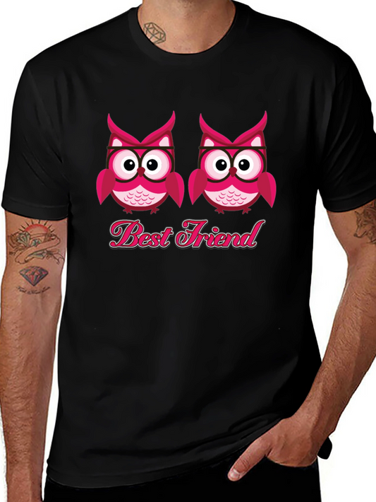 Best Friend Owl Tee - Cute Matching Shirt