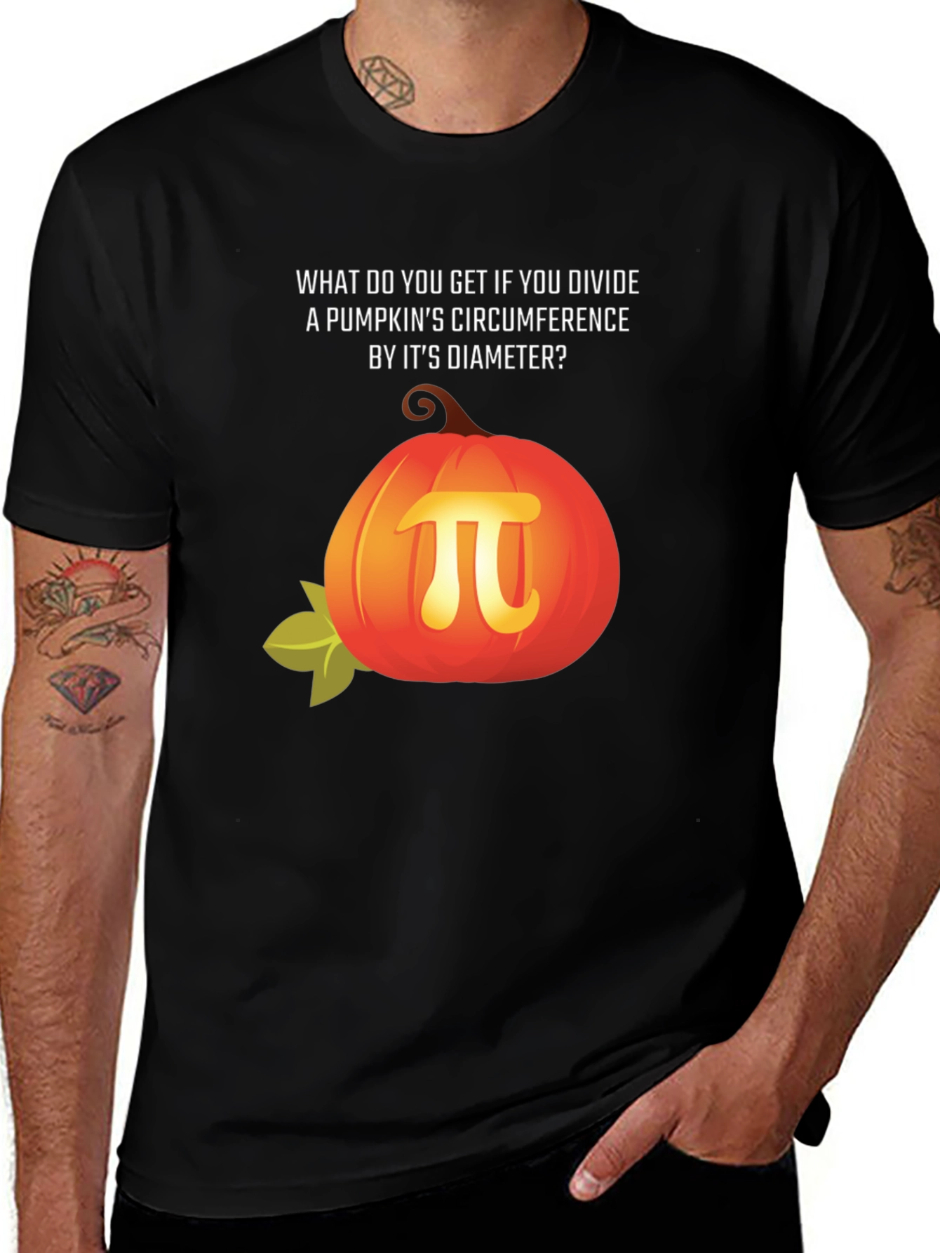 Pumpkin Pi Math Pun T-Shirt
