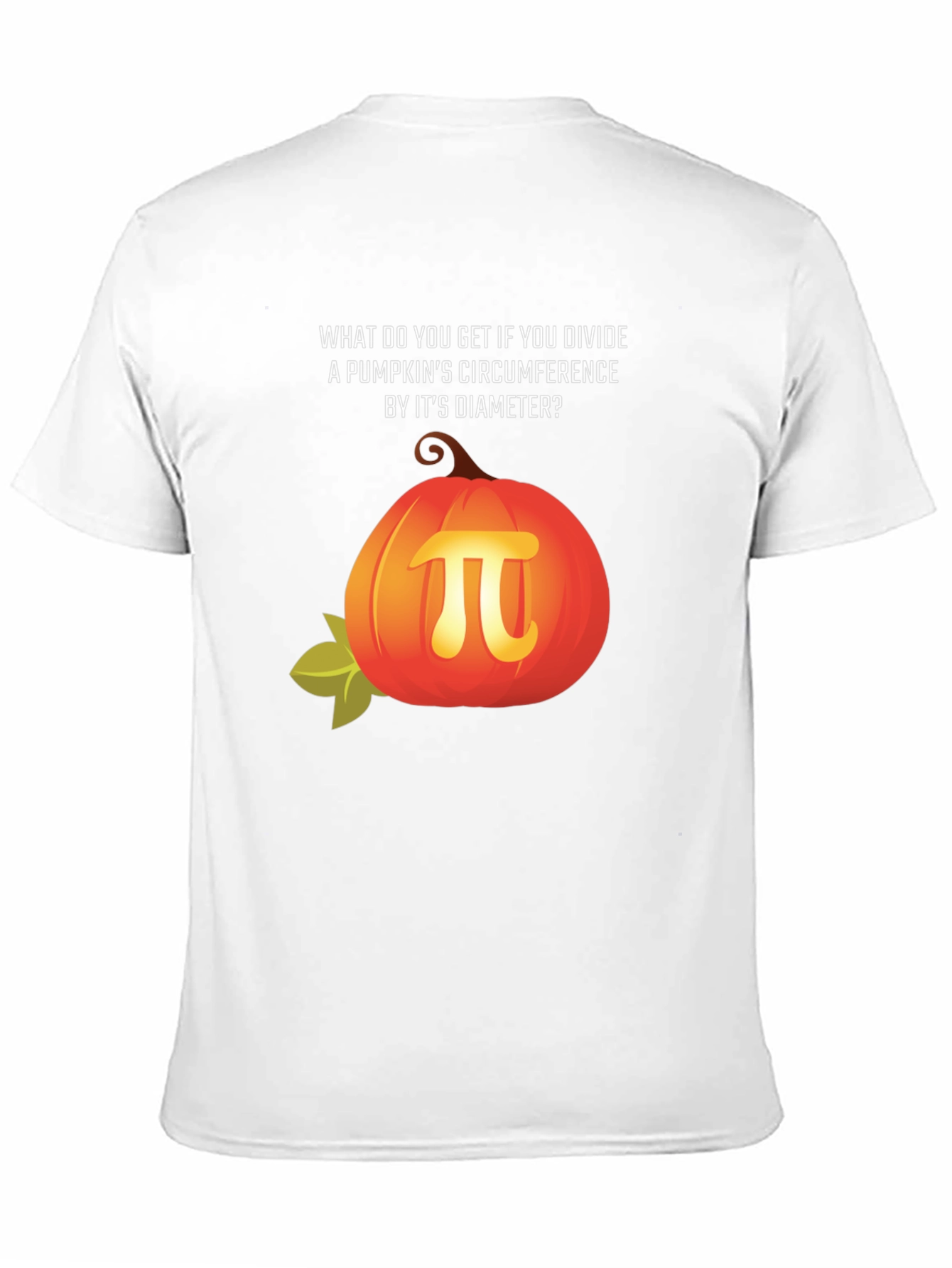 Pumpkin Pi Math Pun T-Shirt