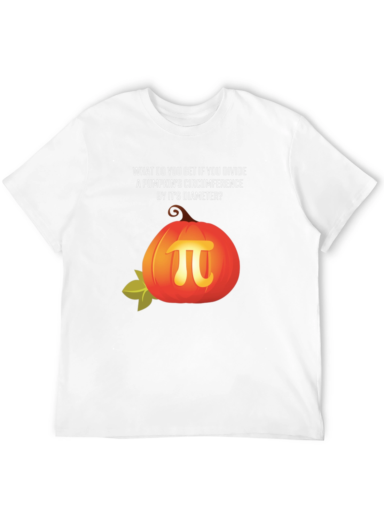 Pumpkin Pi Math Pun T-Shirt