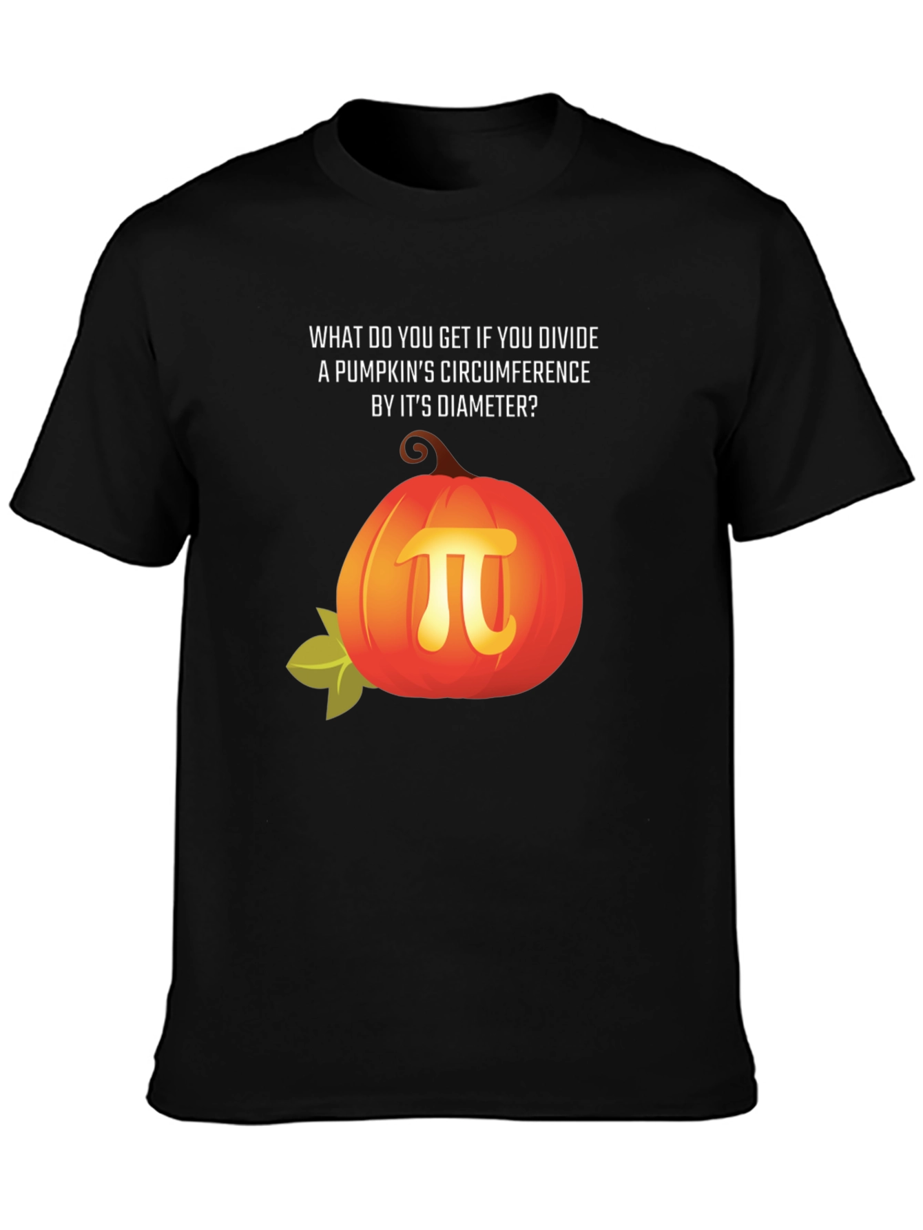 Pumpkin Pi Math Pun T-Shirt