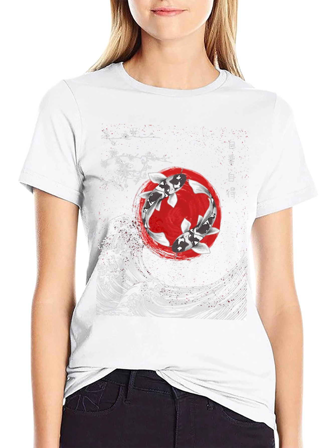 Koi Fish Japanese Art T-Shirt