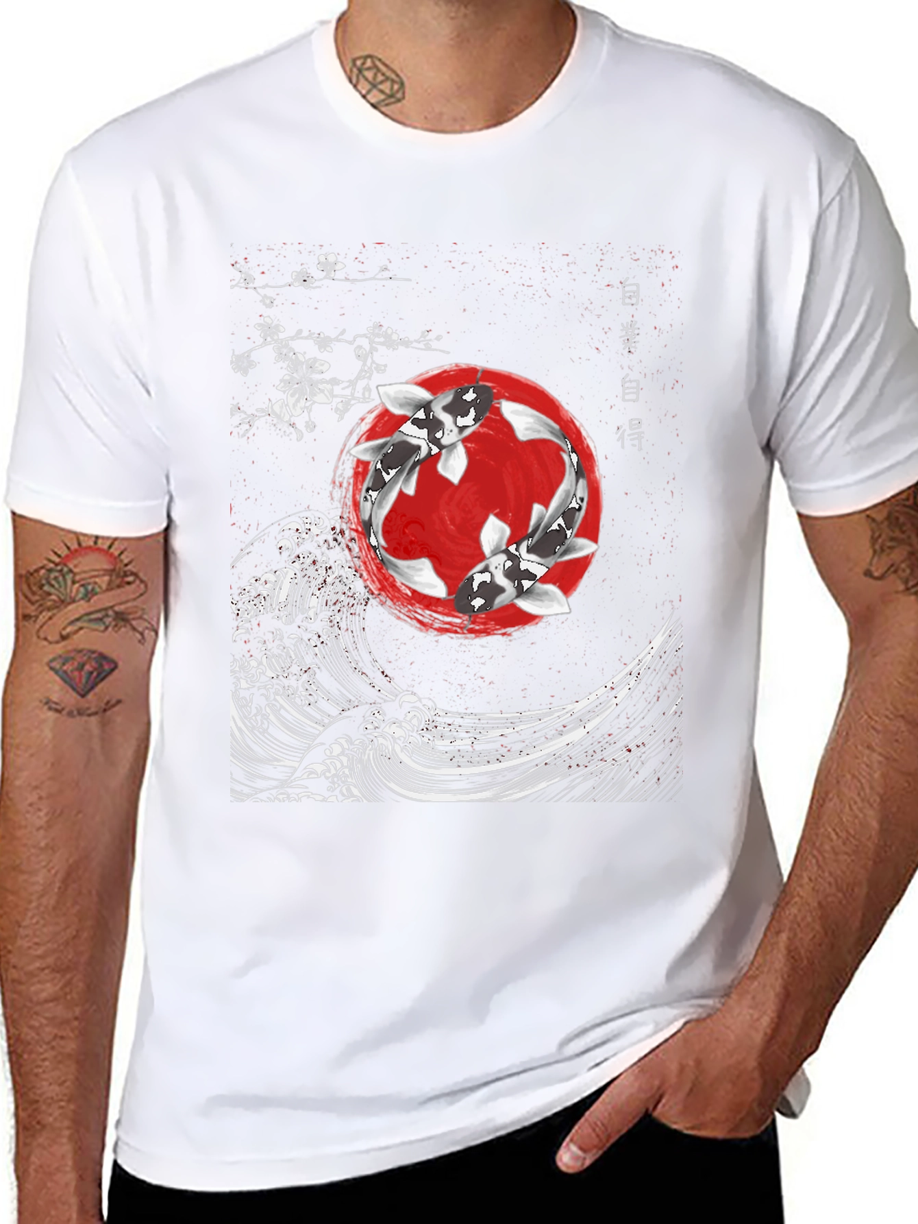 Koi Fish Japanese Art T-Shirt