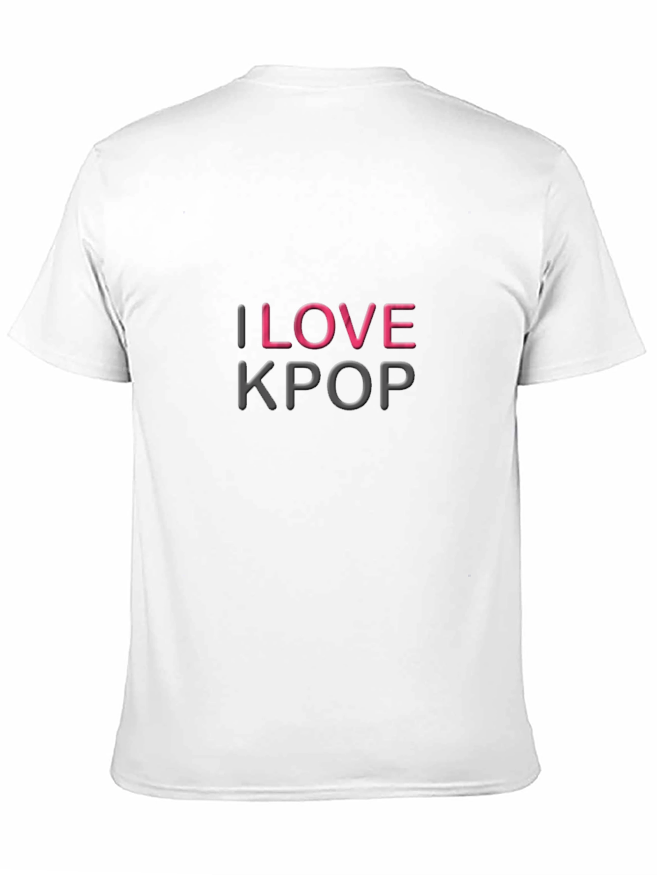 I Love Kpop Black T-Shirt