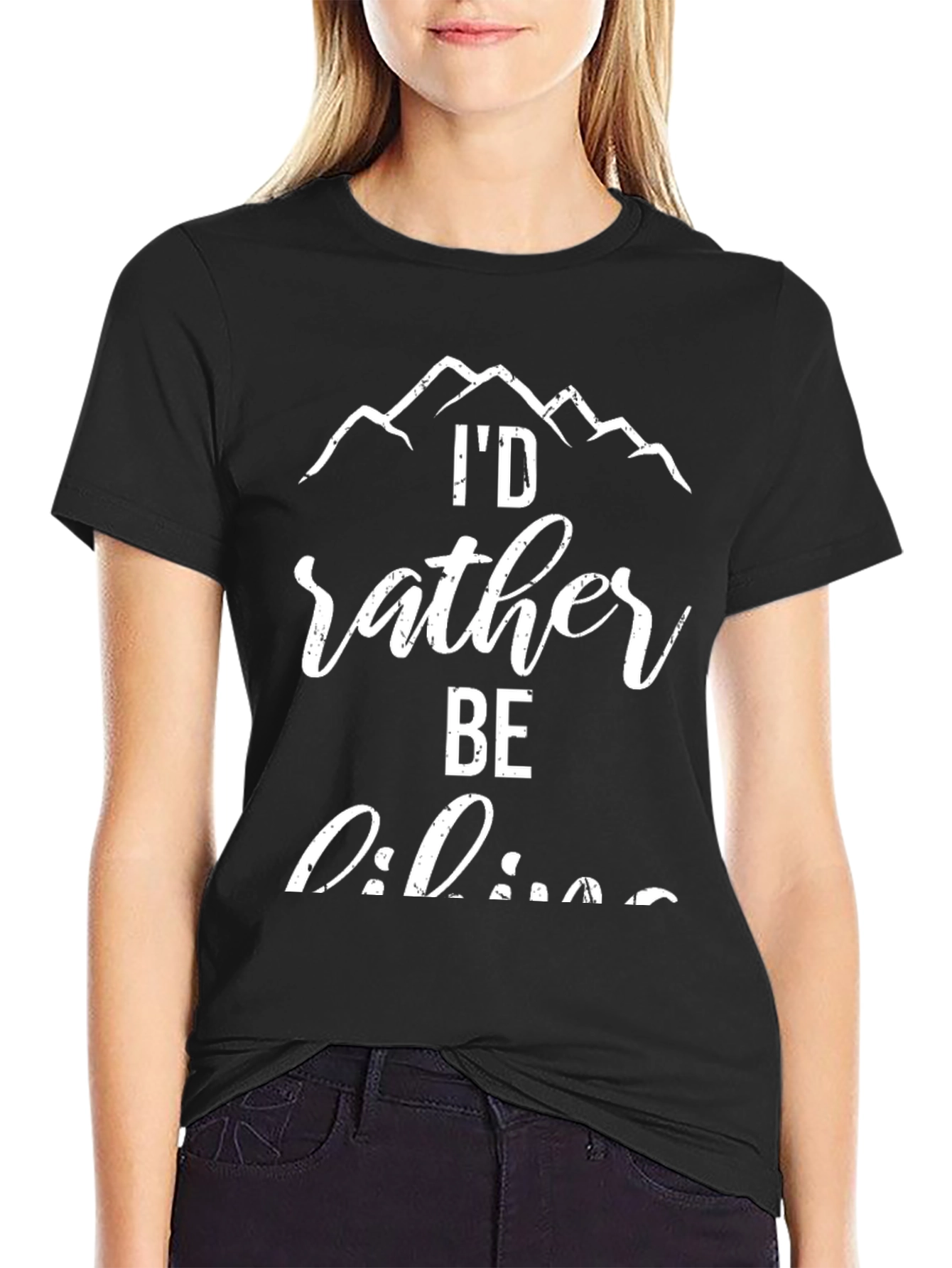 Id Rather Be Hiking Graphic Tee