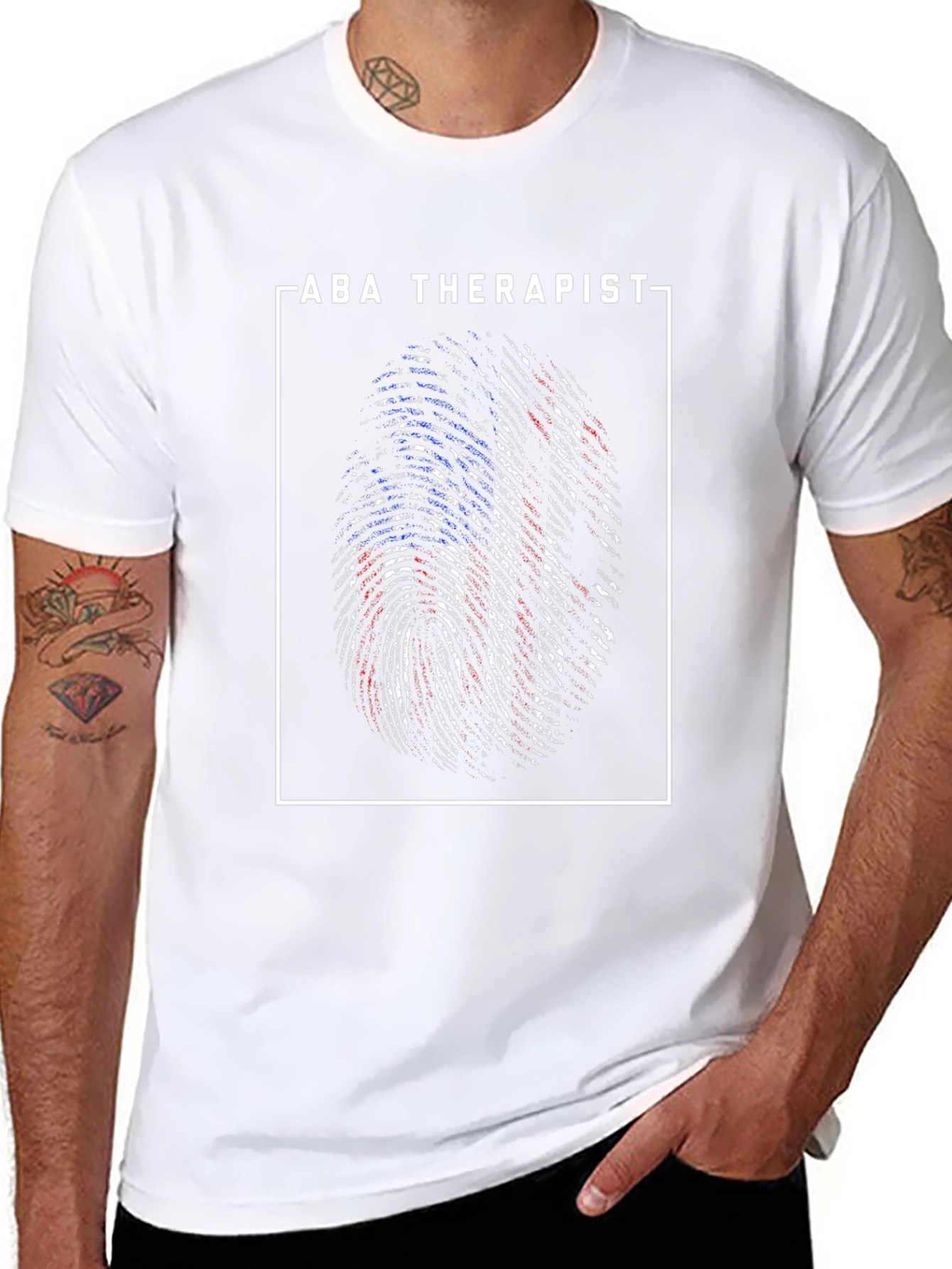 ABA Therapist American Flag T-Shirt