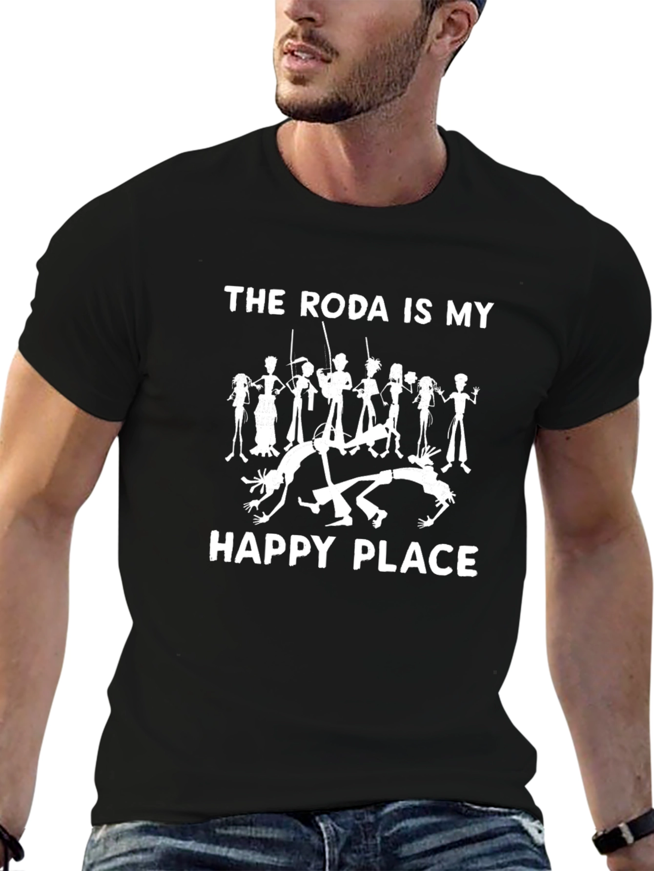 Capoeira Roda Is My Happy Place Graphic Tee